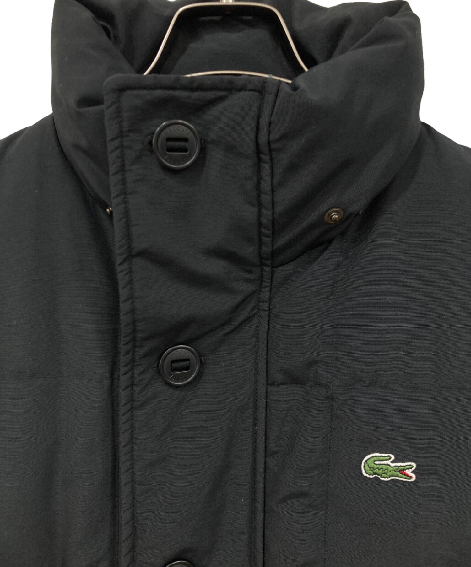 中古・古着通販】LACOSTE (ラコステ) ダウンベスト ブラック サイズ:50