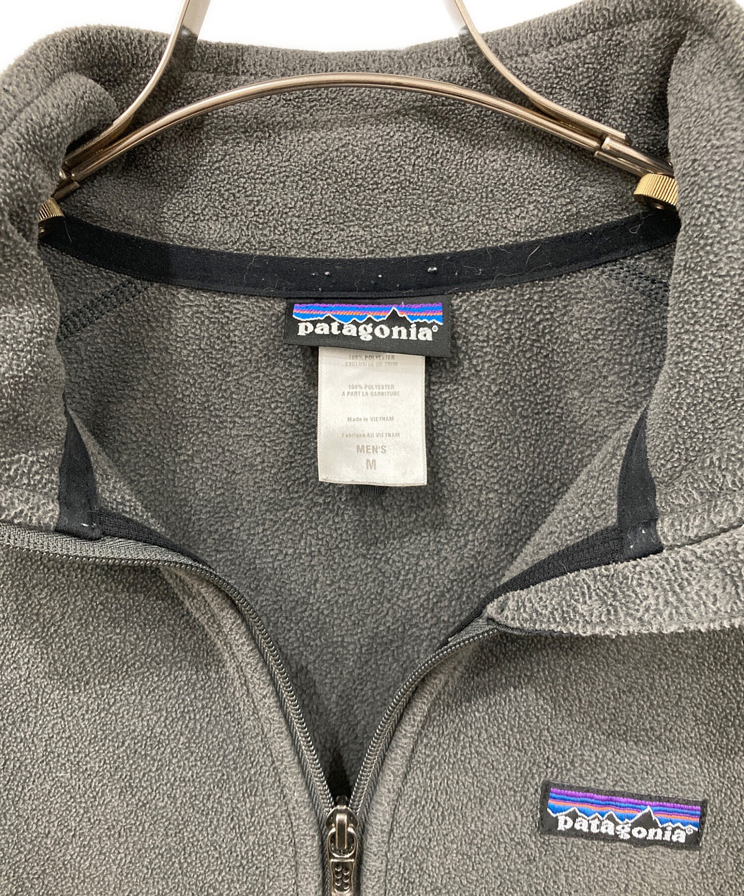Patagonia フリースジャケット オリーブ 中古・古着通販】Patagonia (パタゴニア) フリースジャケット オリーブ