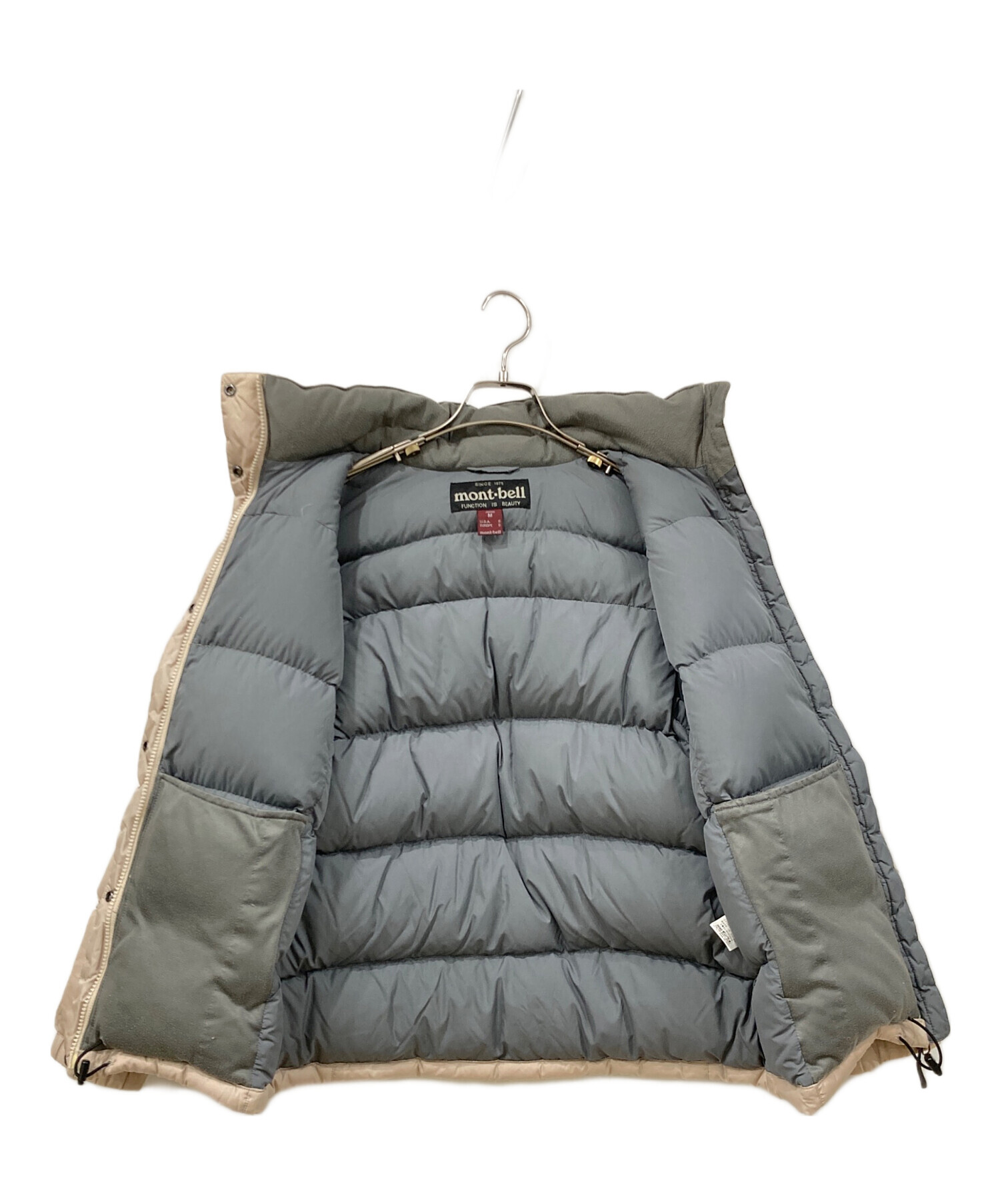 中古・古着通販】mont-bell (モンベル) ダウンジャケット ベージュ