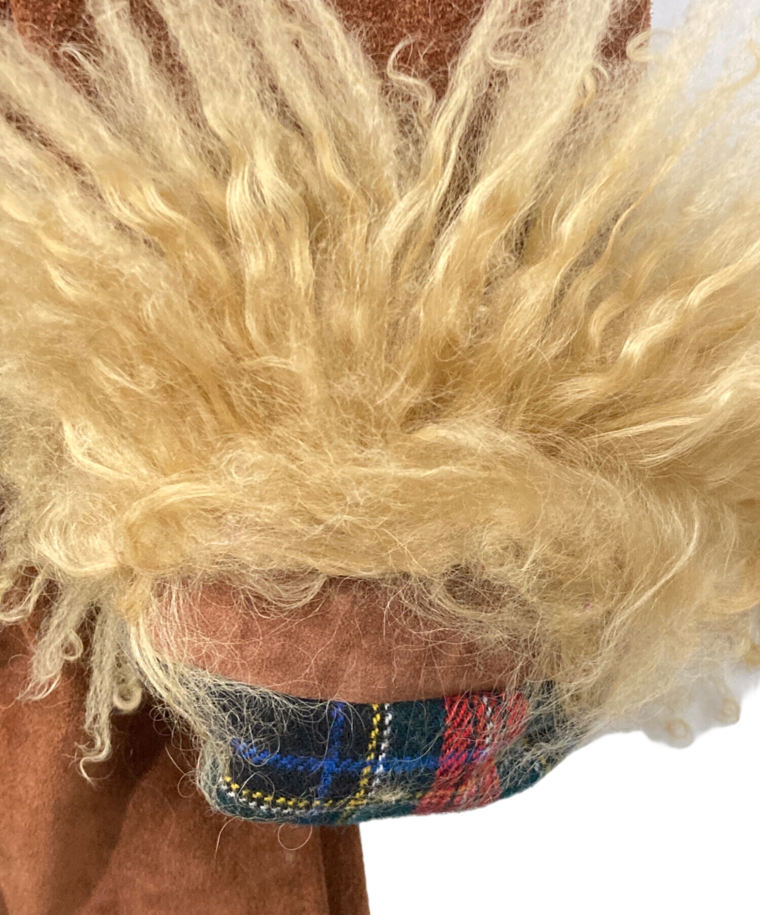 【新品タグ付】DELBA デルバ リアルファーポンチョ アルパカ ラムレザー 新品タグ付】DELBA デルバ リアルファーポンチョ アルパカ ラムレザー