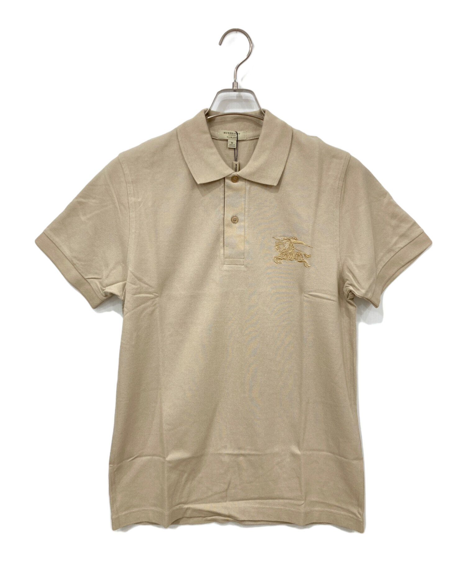 Burberry 半袖ポロシャツ 中古・古着通販】BURBERRY (バーバリー) 半袖ポロシャツ ベージュ