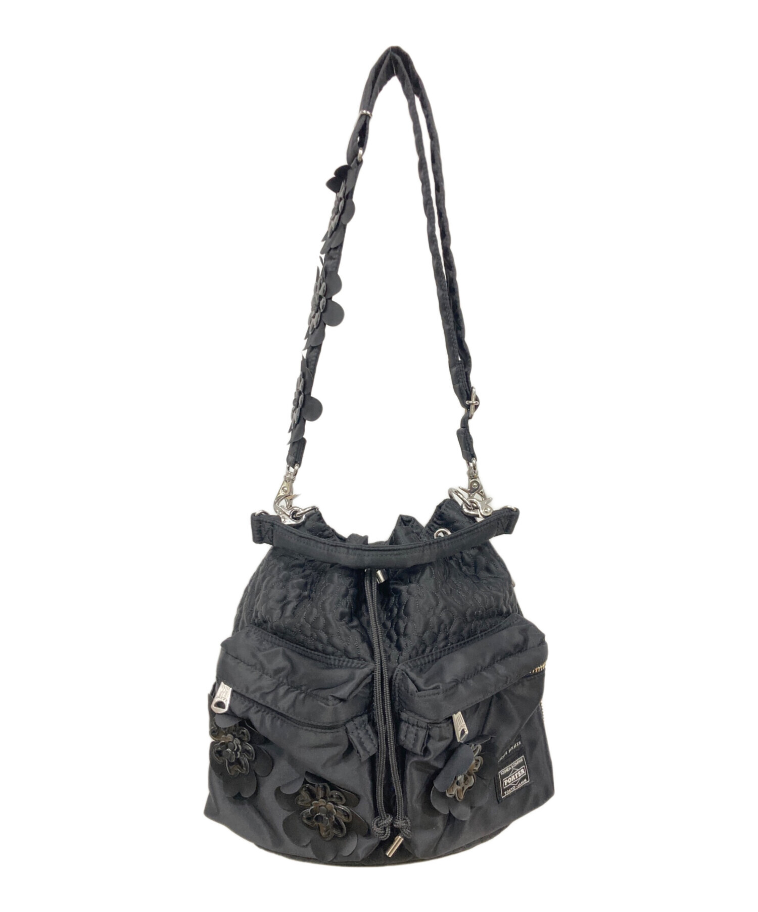 Cecilie Bahnsen PORTER 2WAY TOOL BAG 黒 中古・古着通販】PORTER (ポーター) CECILIE BAHNSEN (セシリー