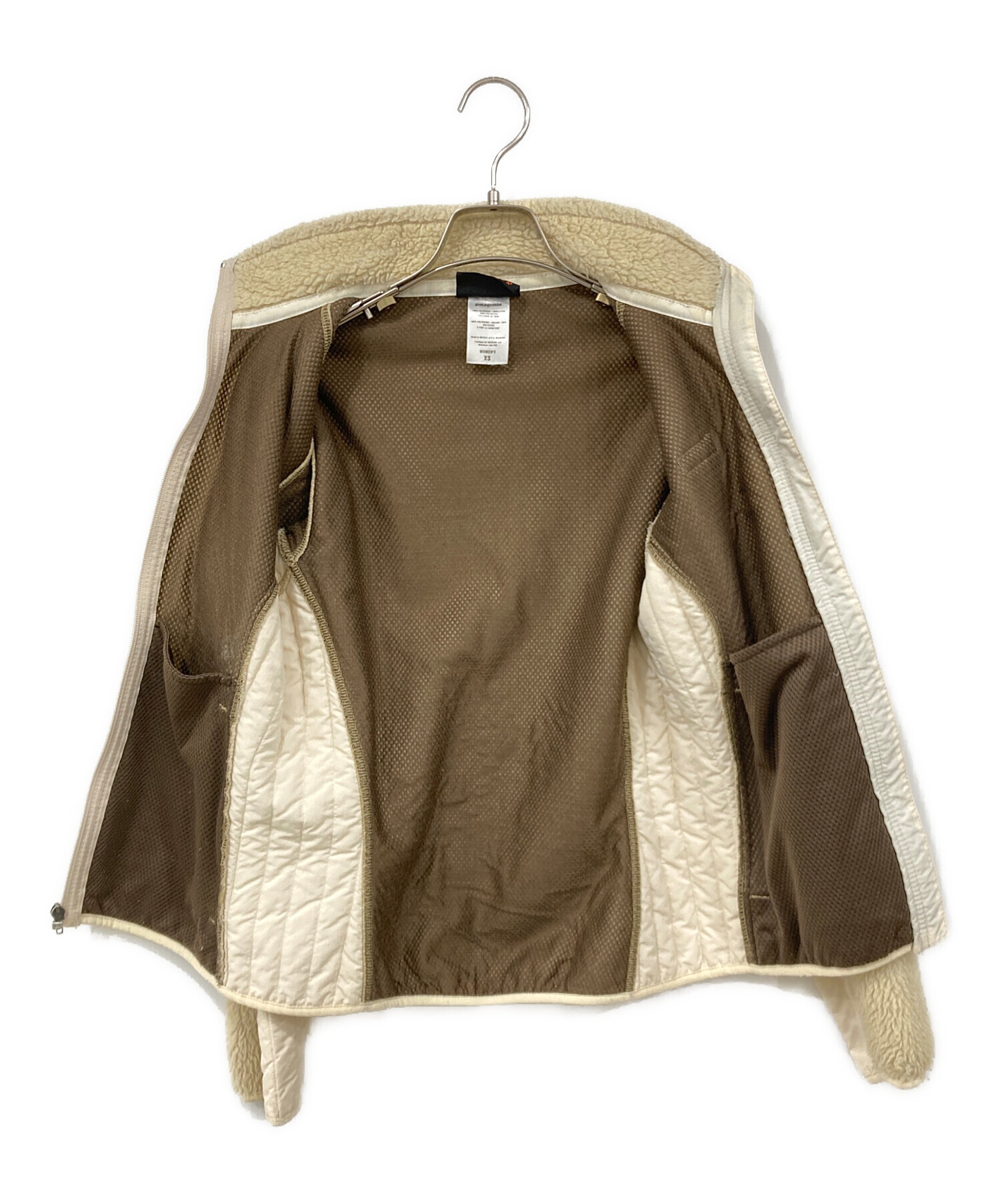 大人気　patagonia シンチラ XS ホワイト/ベージュ 中古・古着通販】Patagonia (パタゴニア) シンチラレトロXジャケット