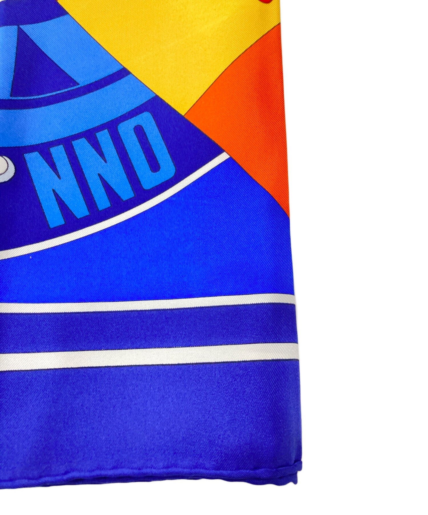 中古・古着通販】HERMES (エルメス) シルクスカーフ ブルー｜ブランド