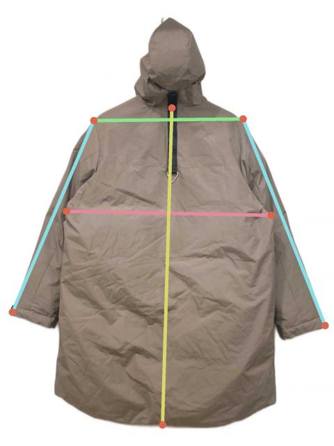 中古・古着通販】adidas (アディダス) ベンチコート ブラウン サイズ