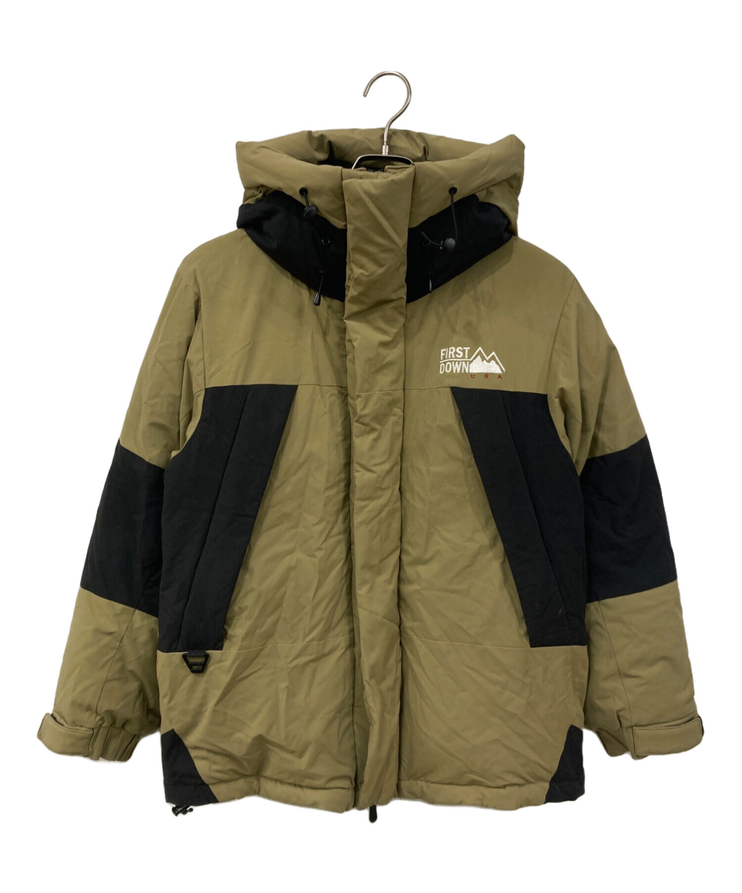 中古・古着通販】FIRST DOWN (ファーストダウン) パネルショートダウン 