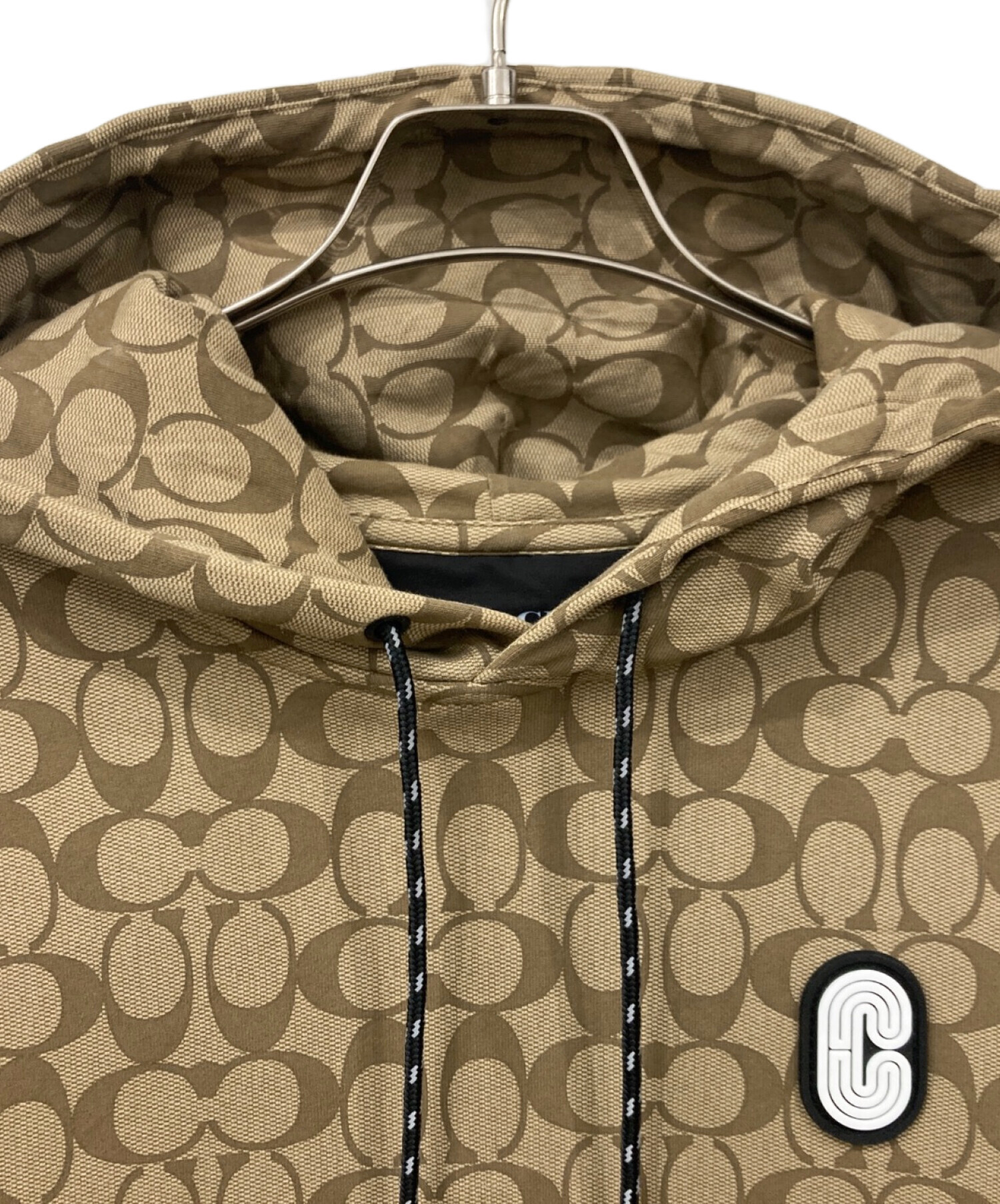 中古・古着通販】COACH (コーチ) プルオーバーパーカー ブラウン