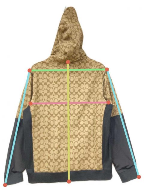 中古・古着通販】COACH (コーチ) プルオーバーパーカー ブラウン