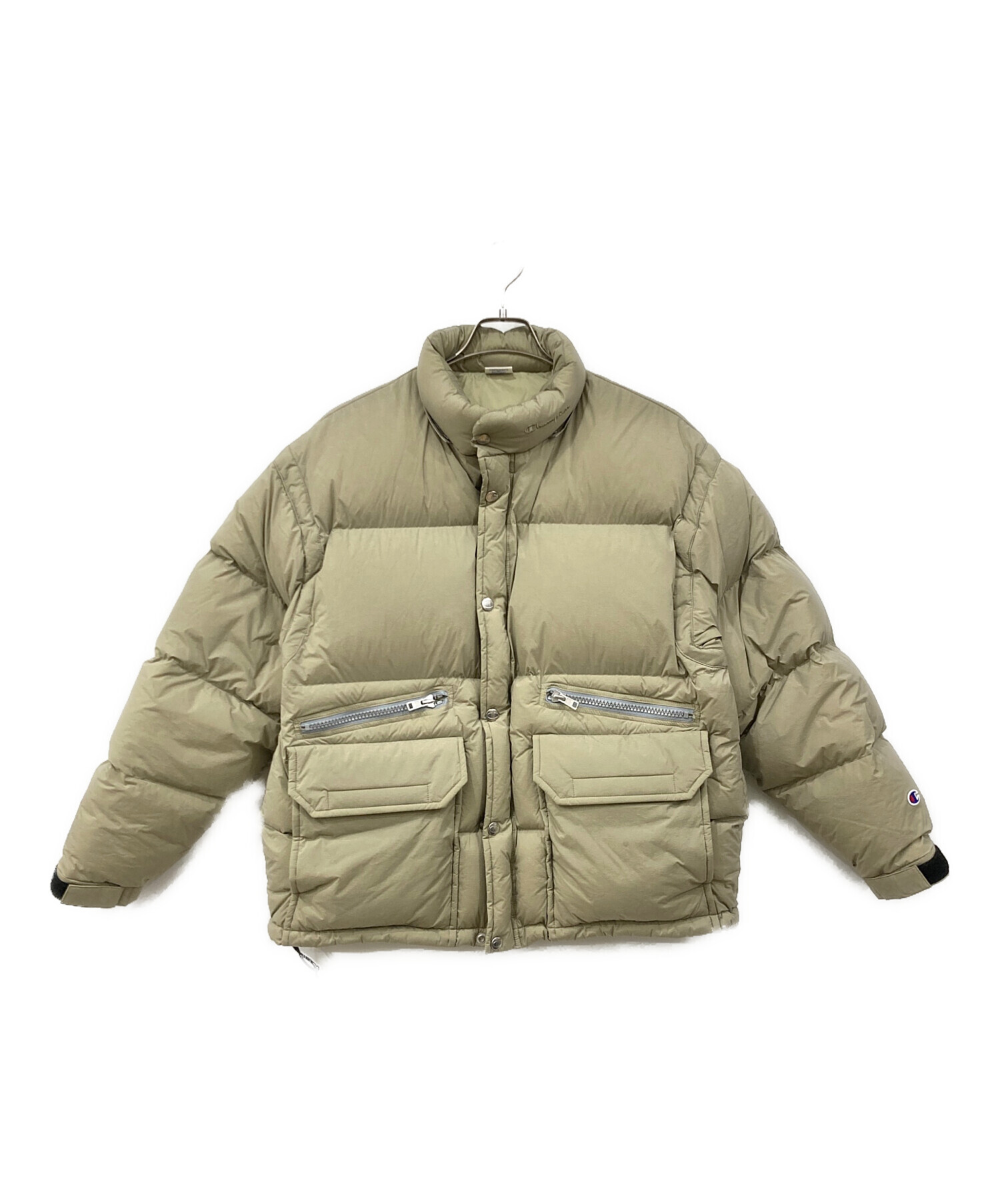 中古・古着通販】Champion (チャンピオン) ダウンジャケット グレー