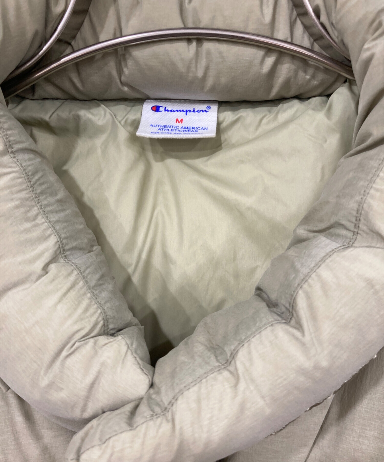 中古・古着通販】Champion (チャンピオン) ダウンジャケット グレー