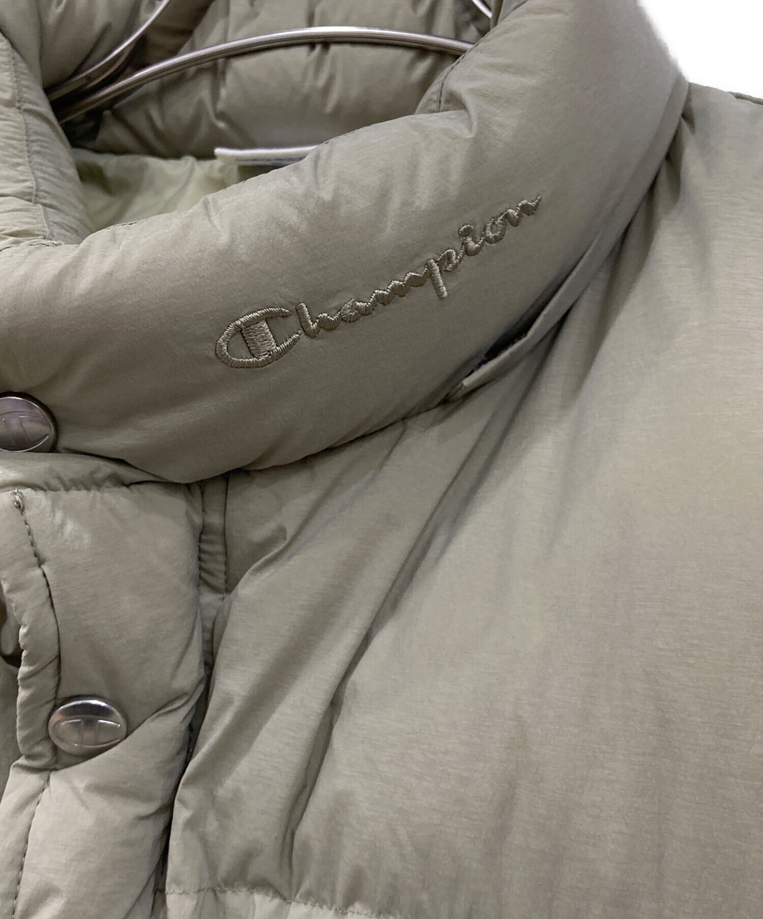 中古・古着通販】Champion (チャンピオン) ダウンジャケット グレー