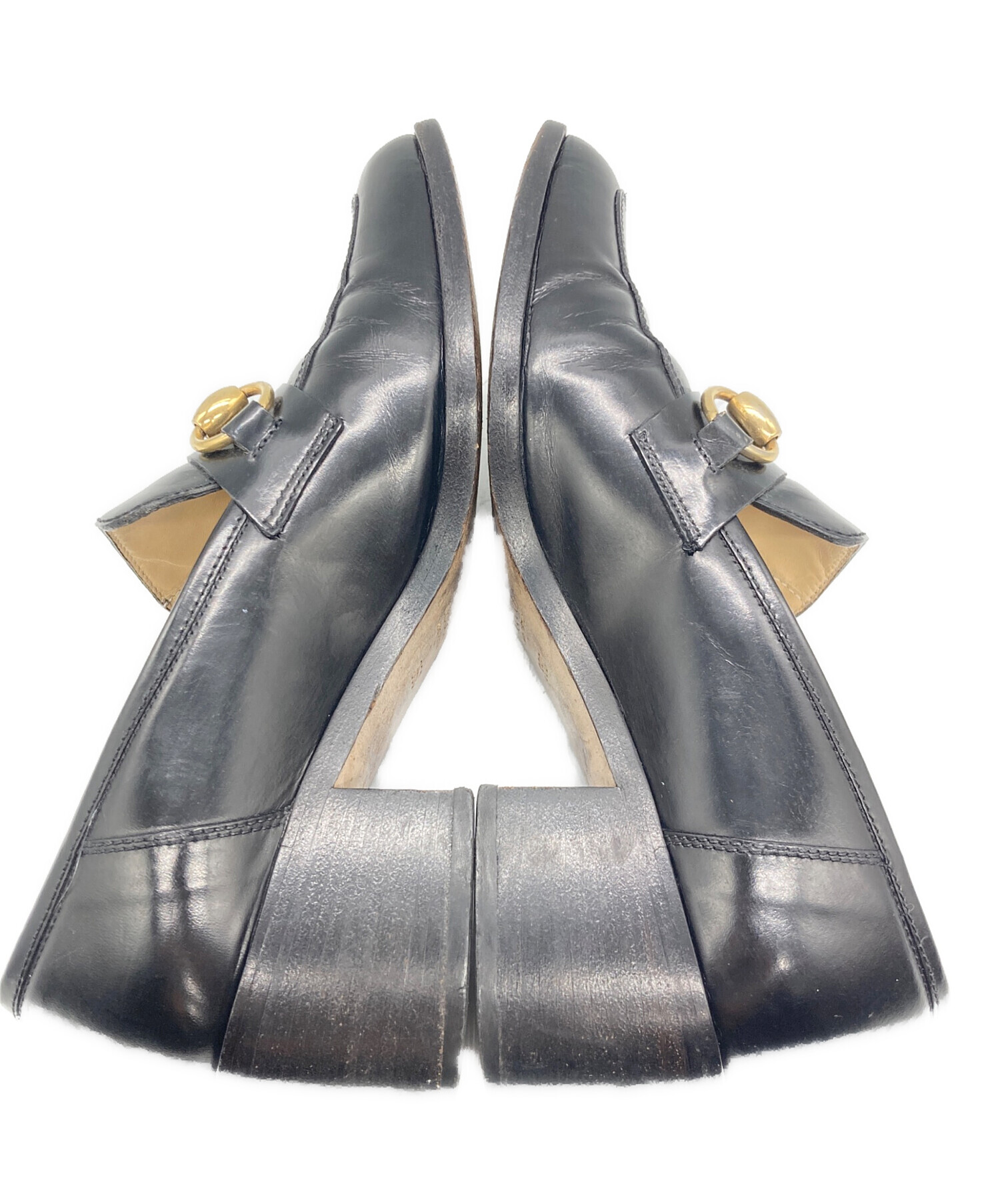 中古・古着通販】GUCCI (グッチ) レザー ホースビット チャンキー