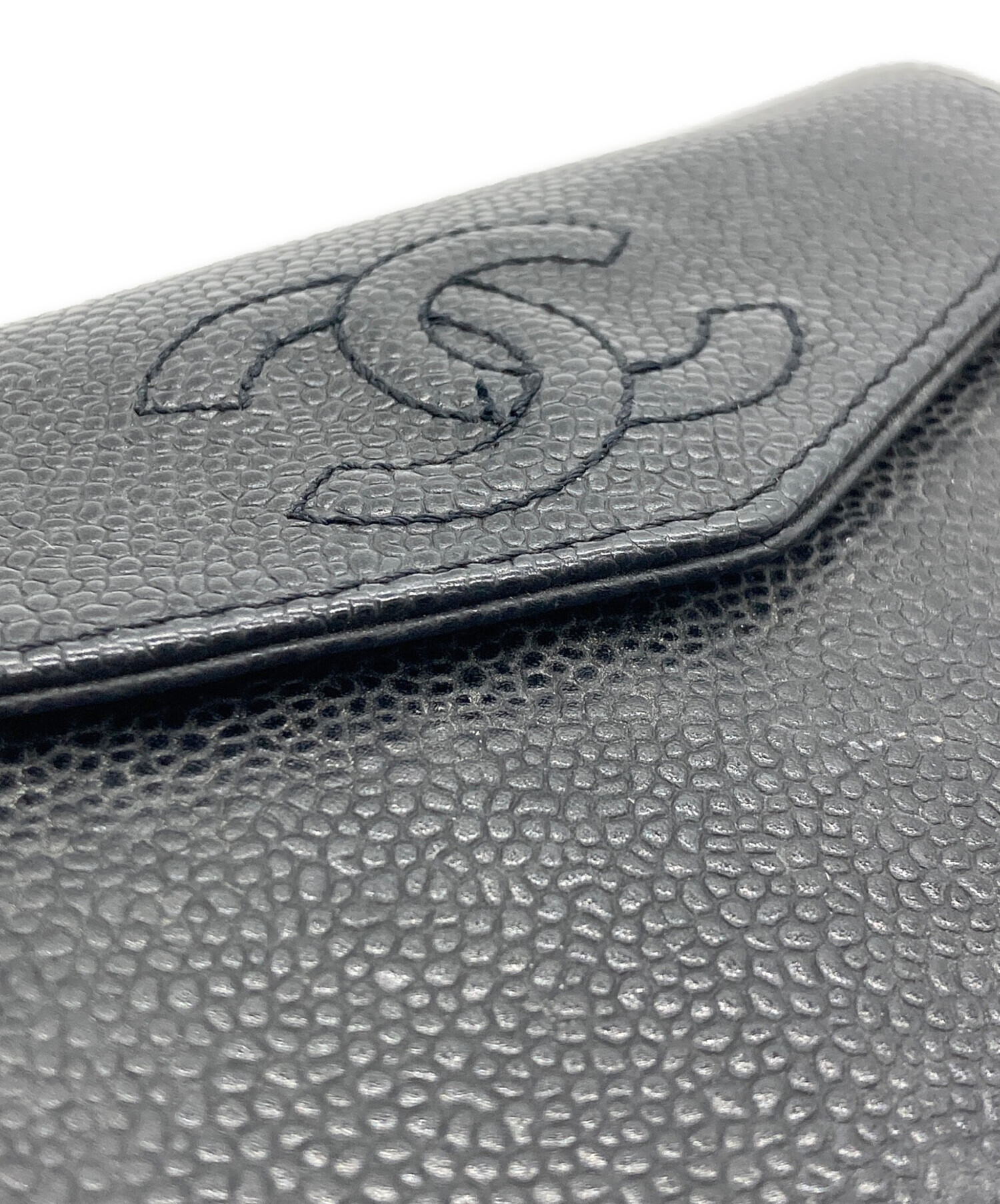 中古・古着通販】CHANEL (シャネル) 財布 ブラック｜ブランド・古着