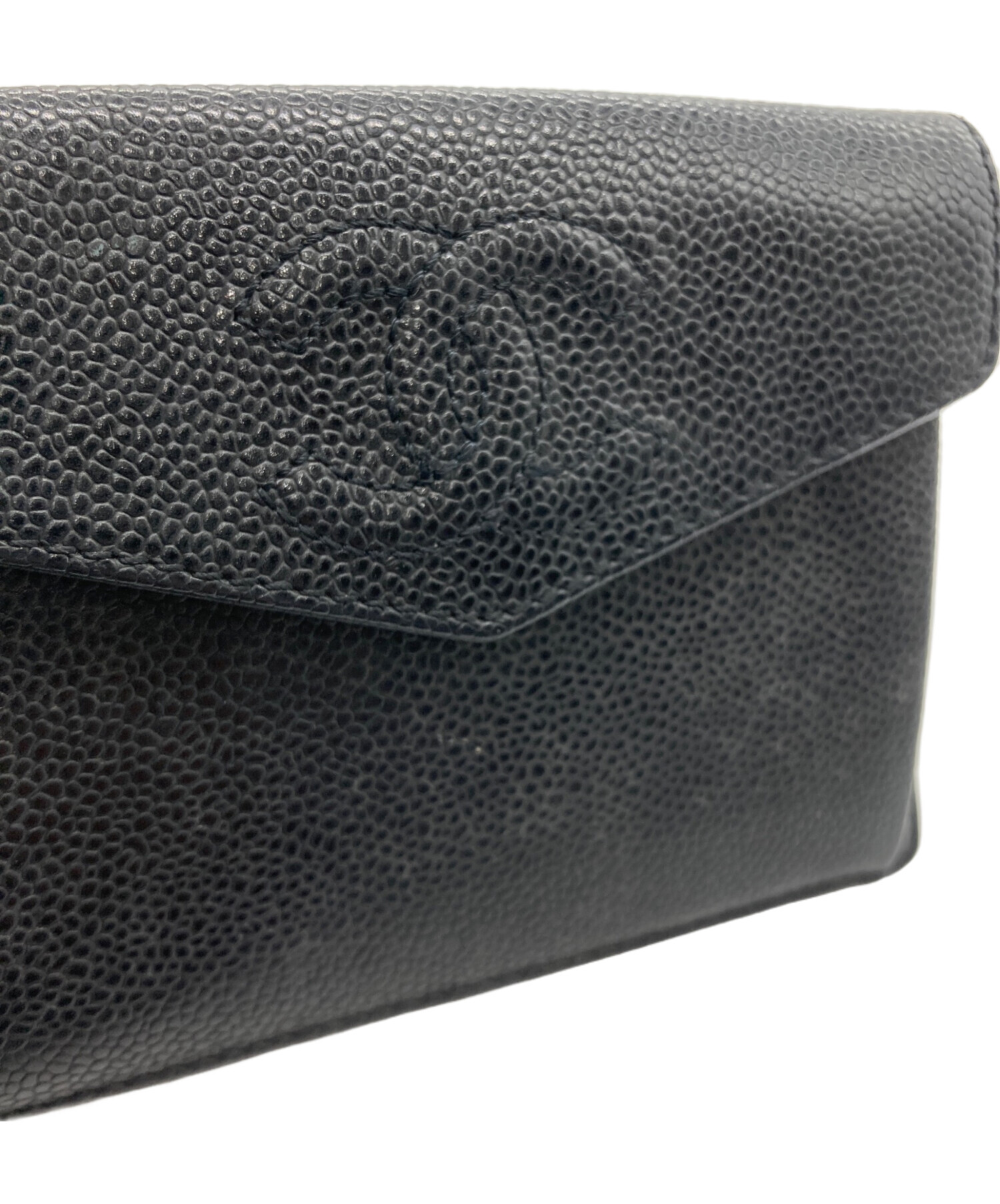 中古・古着通販】CHANEL (シャネル) 財布 ブラック｜ブランド・古着