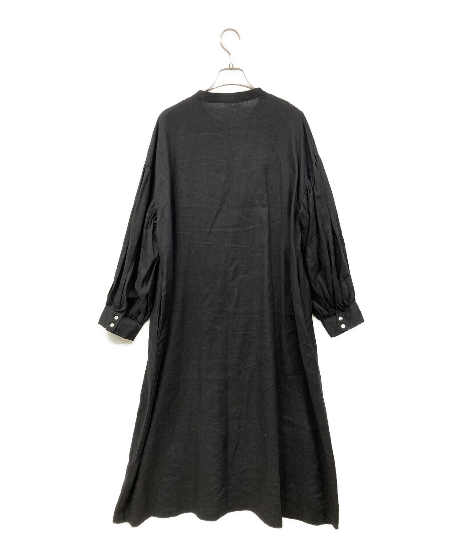 中古・古着通販】08MAB (ゼロハチマブ) 半袖ワンピース ブラック
