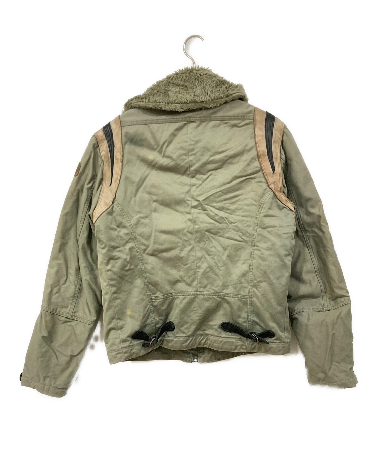 中古・古着通販】DIESEL (ディーゼル) フライトジャケット カーキ