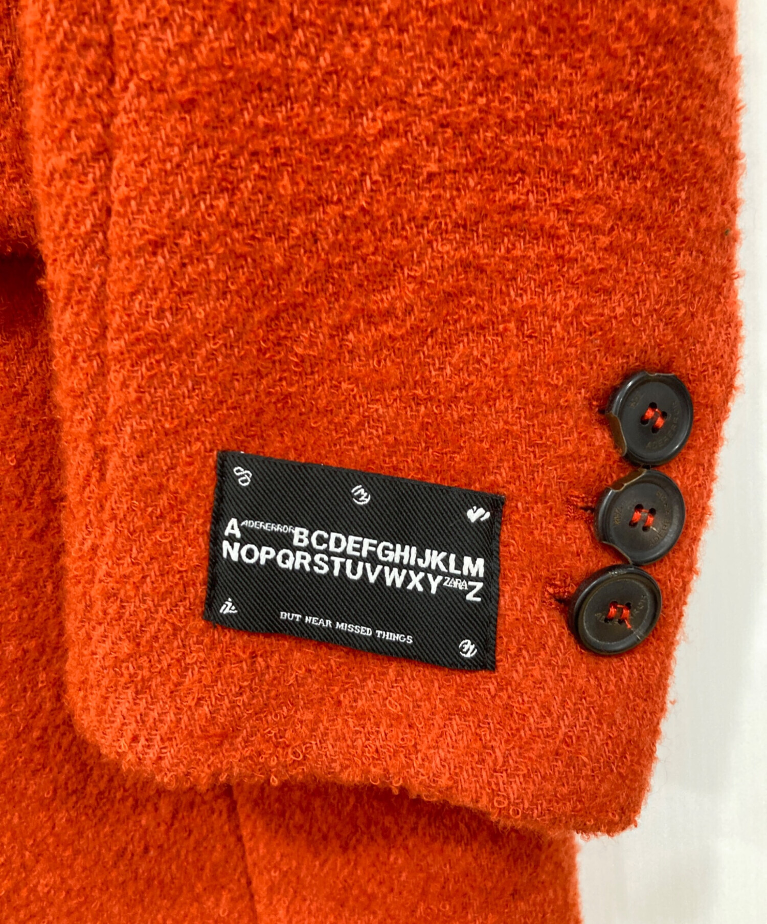 ★JADEX★ADERERROR × ZARA ウールブレンドコート 中古・古着通販】ZARA (ザラ) ADER error (アーダーエラー) ウール