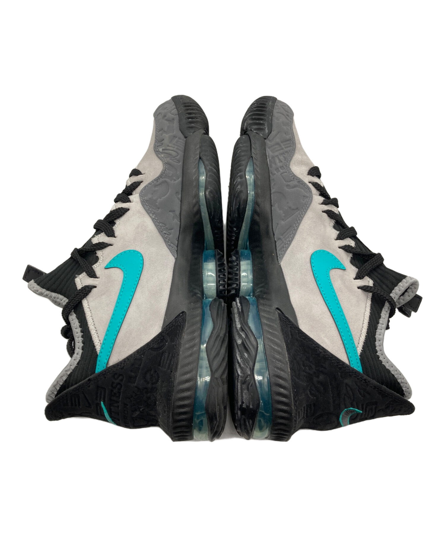 中古・古着通販】NIKE (ナイキ) LEBRON XVI LOW AC ブラック×グレー 