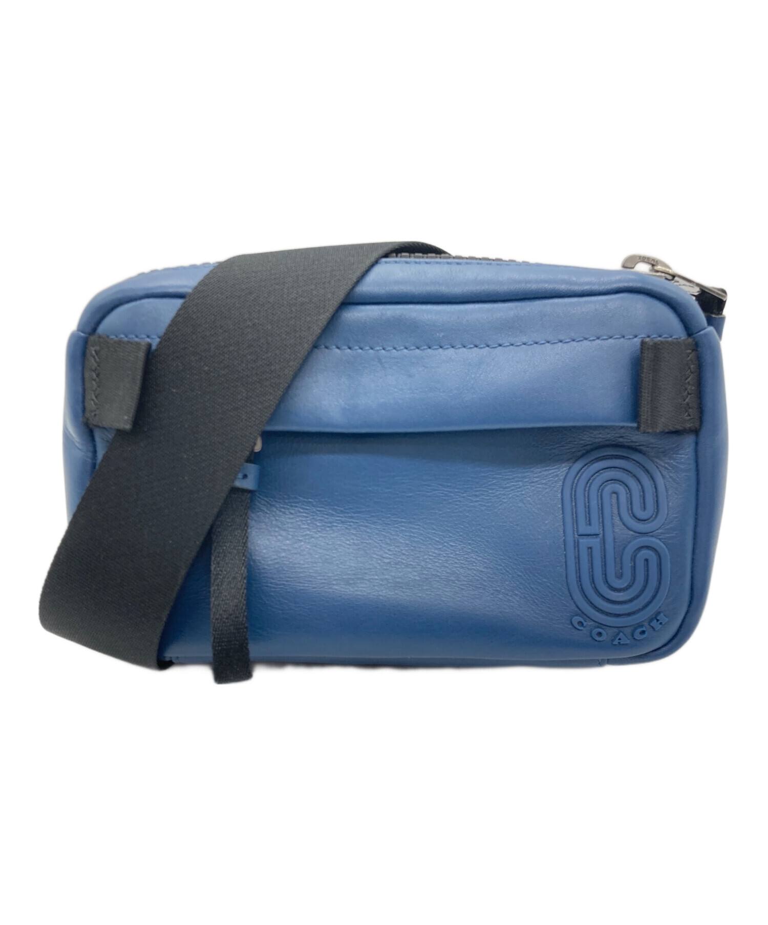 中古・古着通販】COACH (コーチ) ショルダーバッグ ブルー｜ブランド