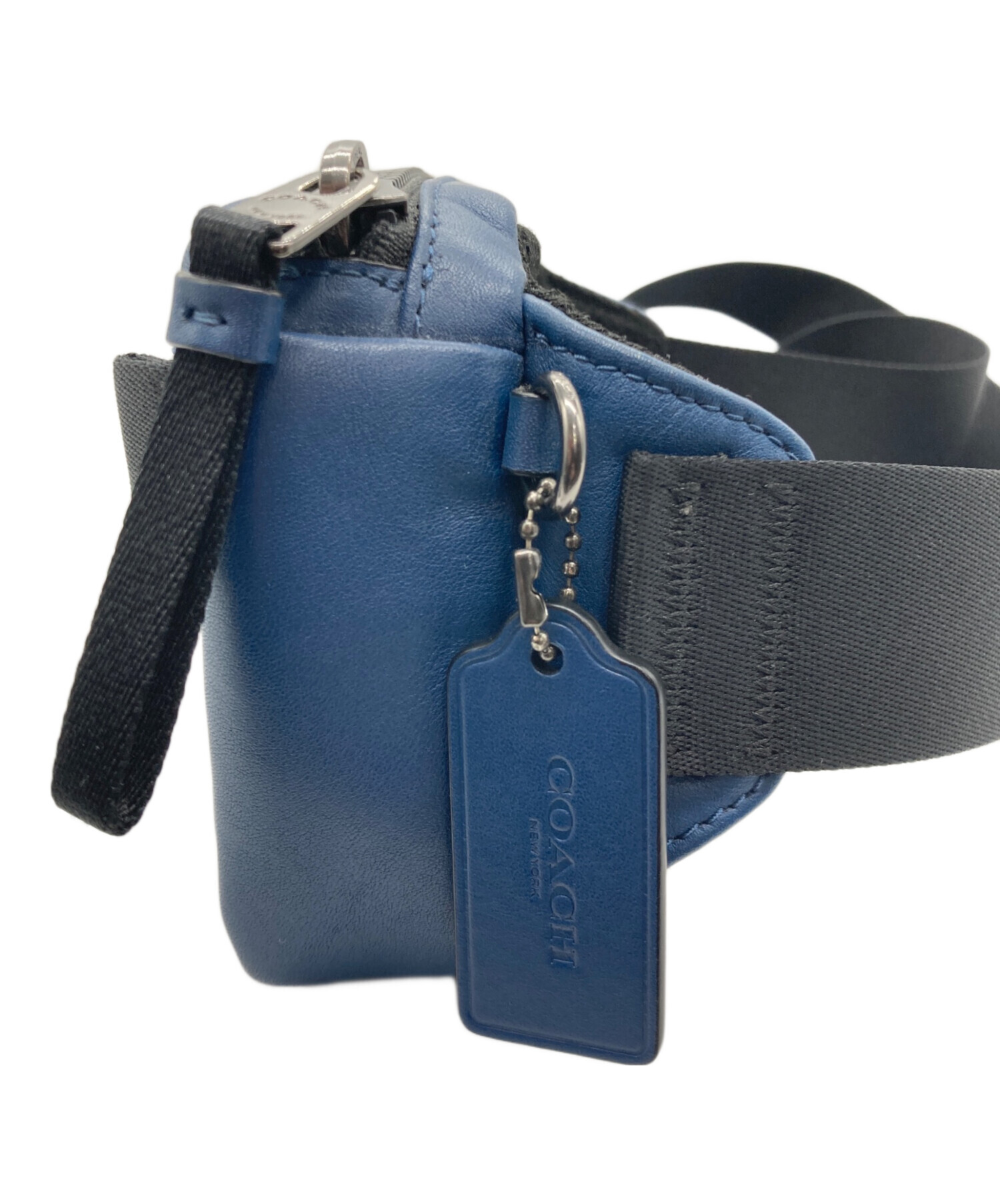 中古・古着通販】COACH (コーチ) ショルダーバッグ ブルー｜ブランド