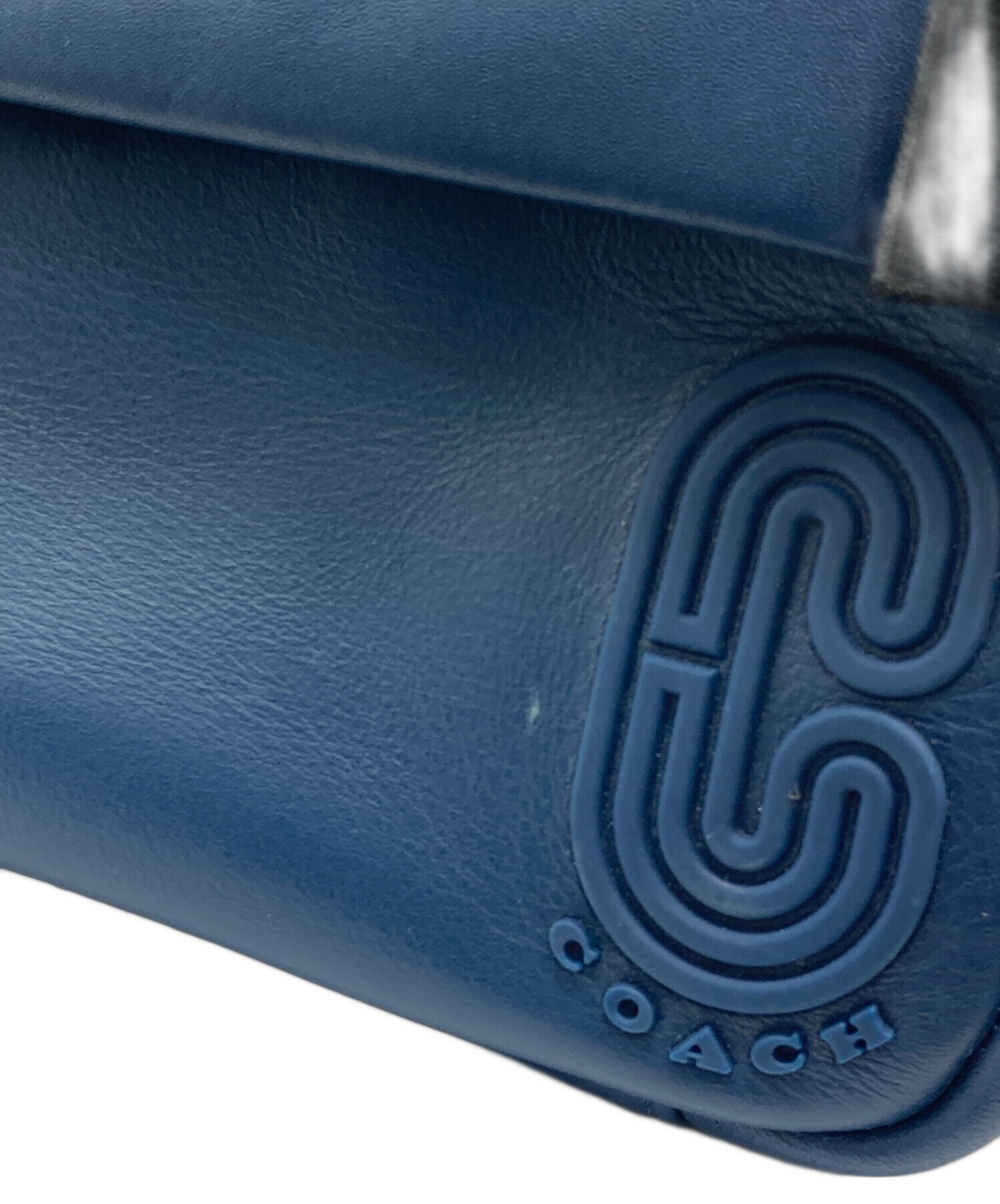 中古・古着通販】COACH (コーチ) ショルダーバッグ ブルー｜ブランド 