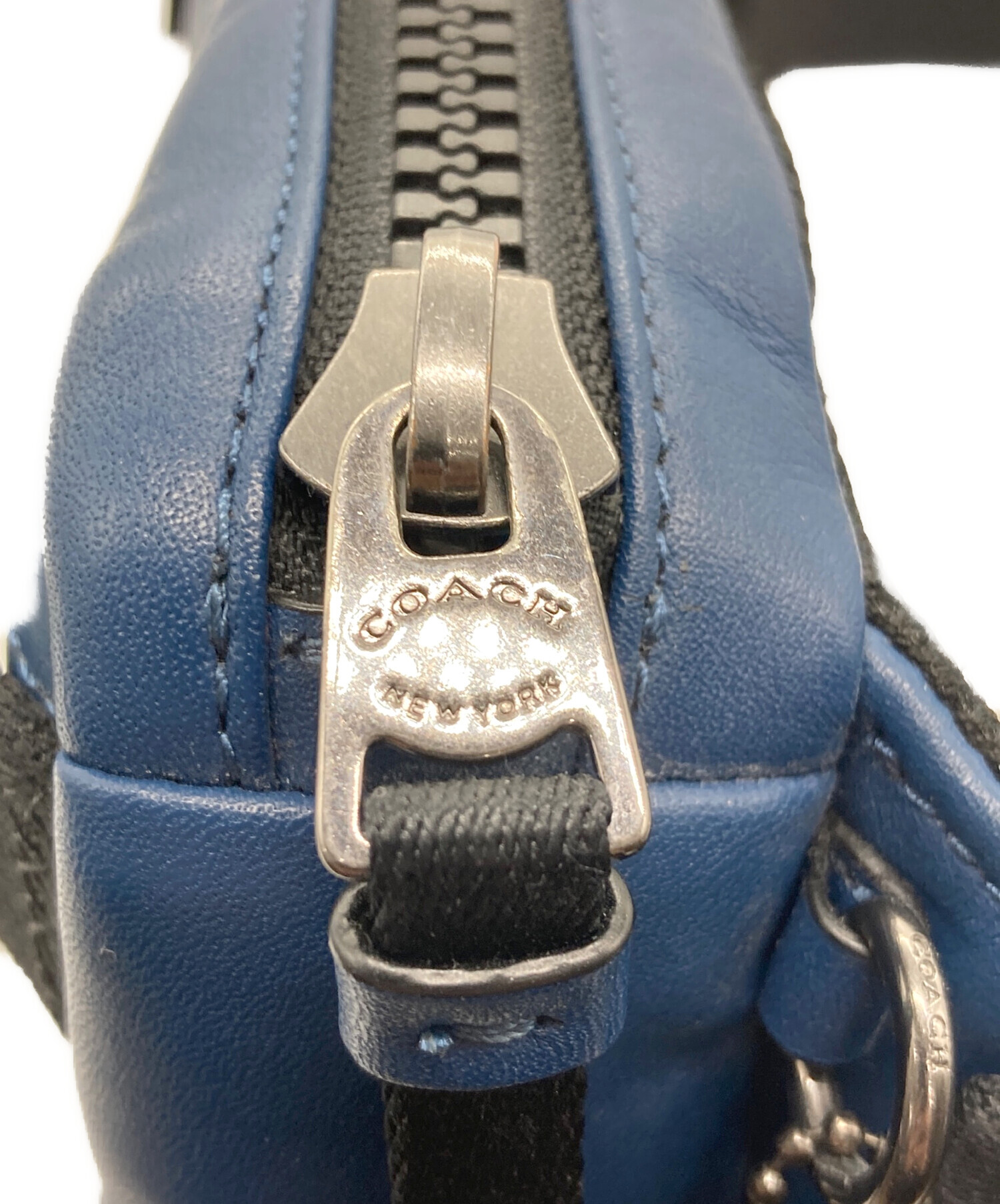 中古・古着通販】COACH (コーチ) ショルダーバッグ ブルー｜ブランド