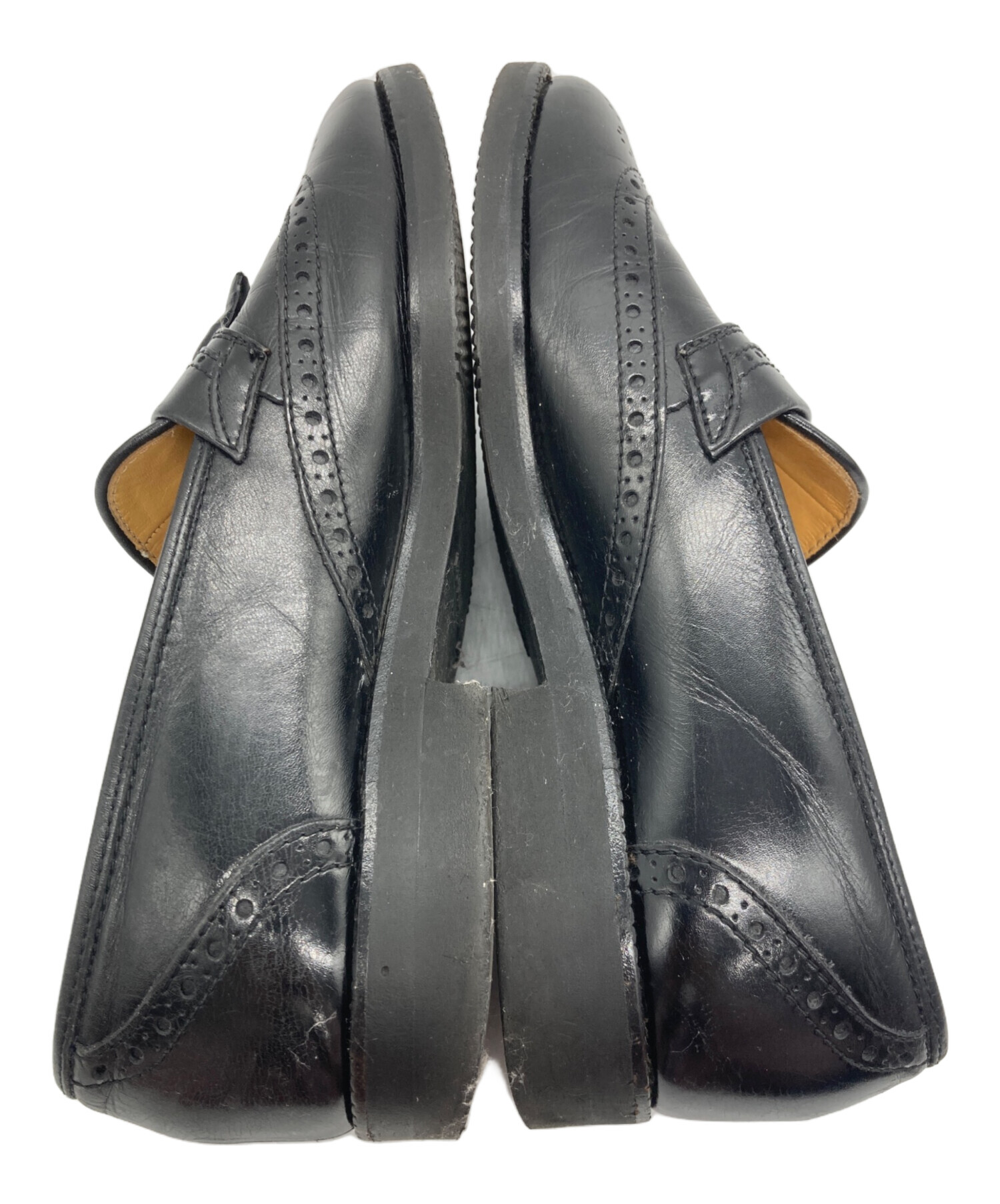 中古・古着通販】BURBERRY (バーバリー) タッセルローファー ブラック 中古・古着通販】BURBERRY (バーバリー) タッセルローファー ブラック