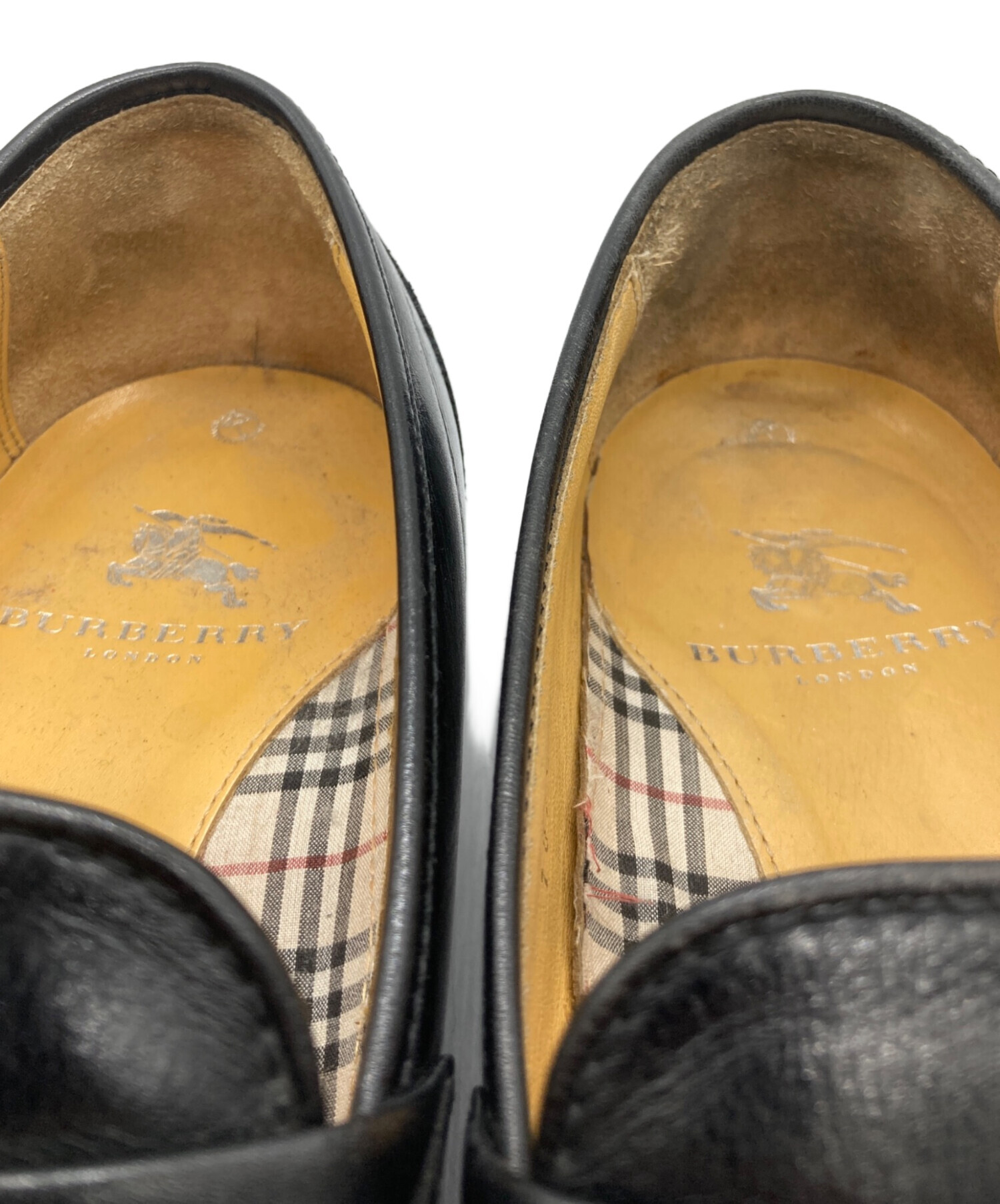 中古・古着通販】BURBERRY (バーバリー) タッセルローファー ブラック