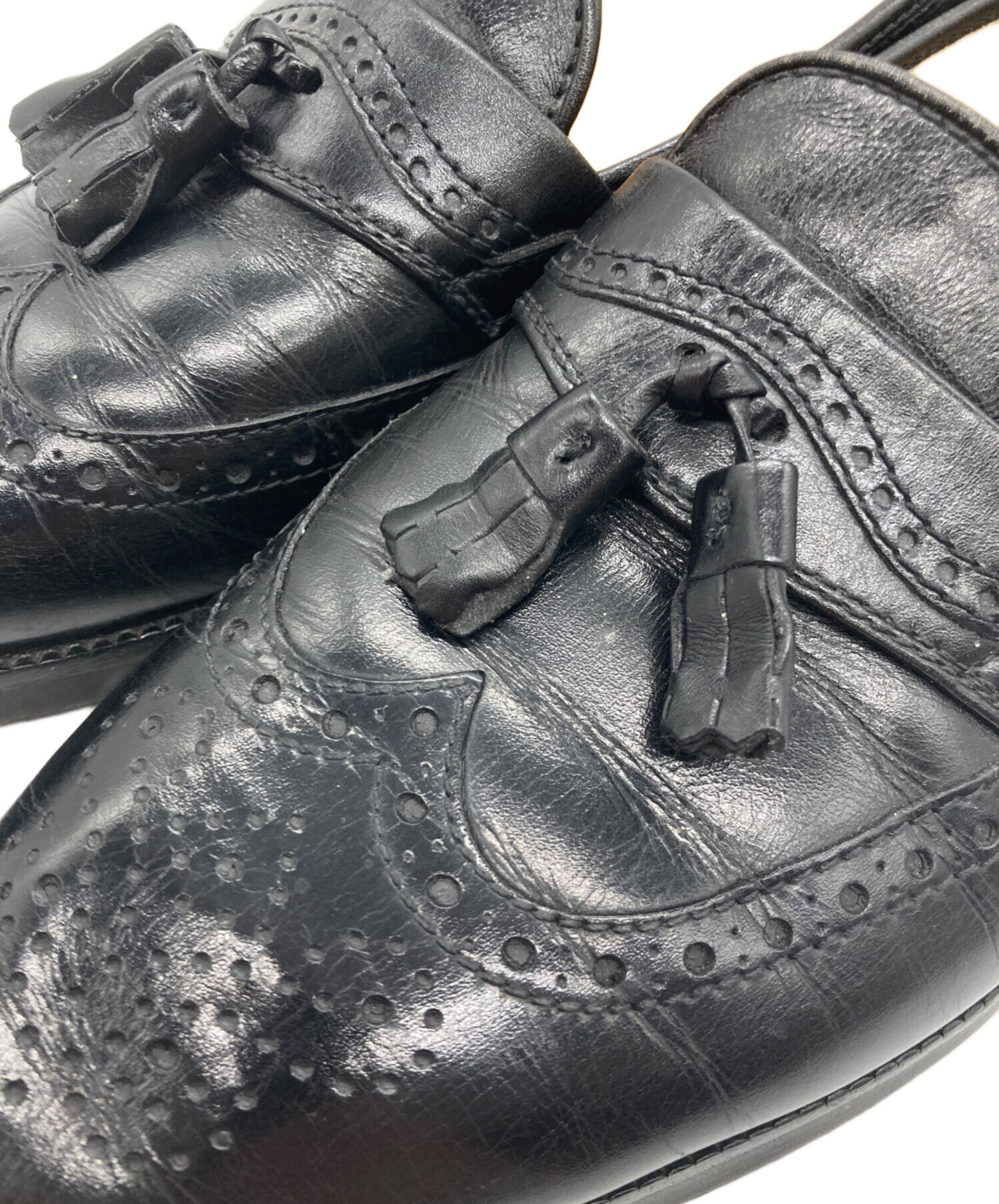 中古・古着通販】BURBERRY (バーバリー) タッセルローファー ブラック