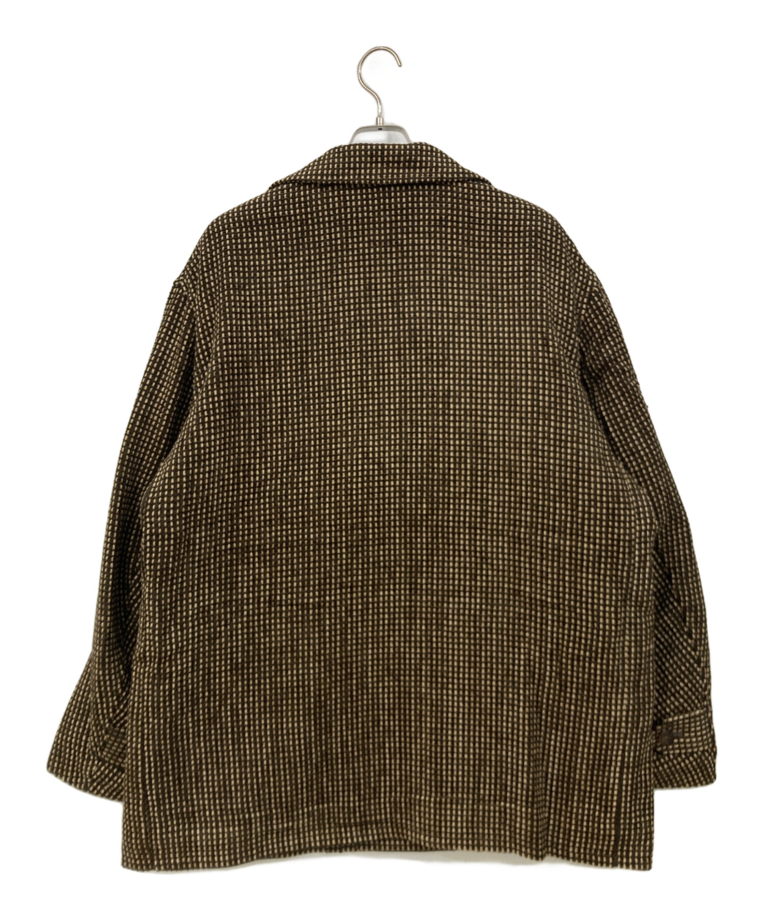 中古・古着通販】Needles (ニードルズ) ツイードコート ブラウン