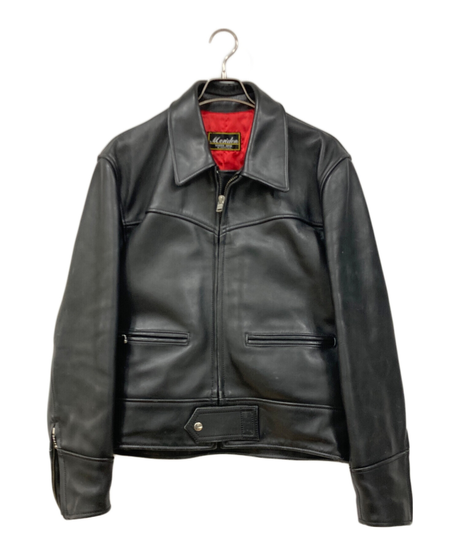 中古・古着通販】KADOYA (カドヤ) レザーライダースジャケット 