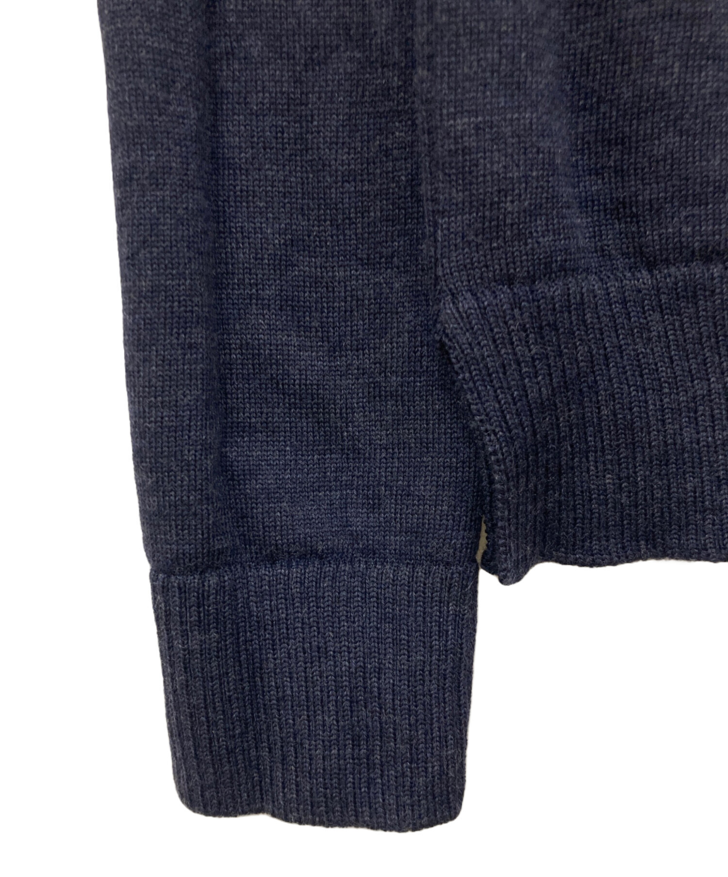 MAISON KITSUNE メゾンキツネ カーディガン XS 紺 【古着】【中古】【送料無料】 中古・古着通販】maison kitsune (メゾンキツネ) フォックスヘッド