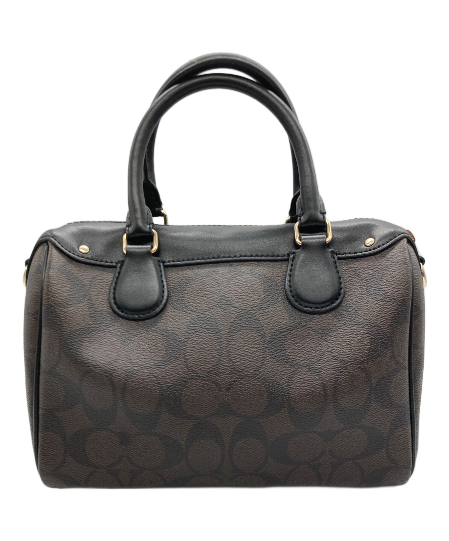 中古・古着通販】COACH (コーチ) ミニボストンショルダーバッグ 中古・古着通販】COACH (コーチ) ミニボストンショルダーバッグ