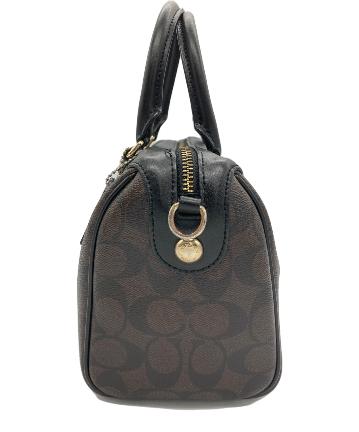 中古・古着通販】COACH (コーチ) ミニボストンショルダーバッグ