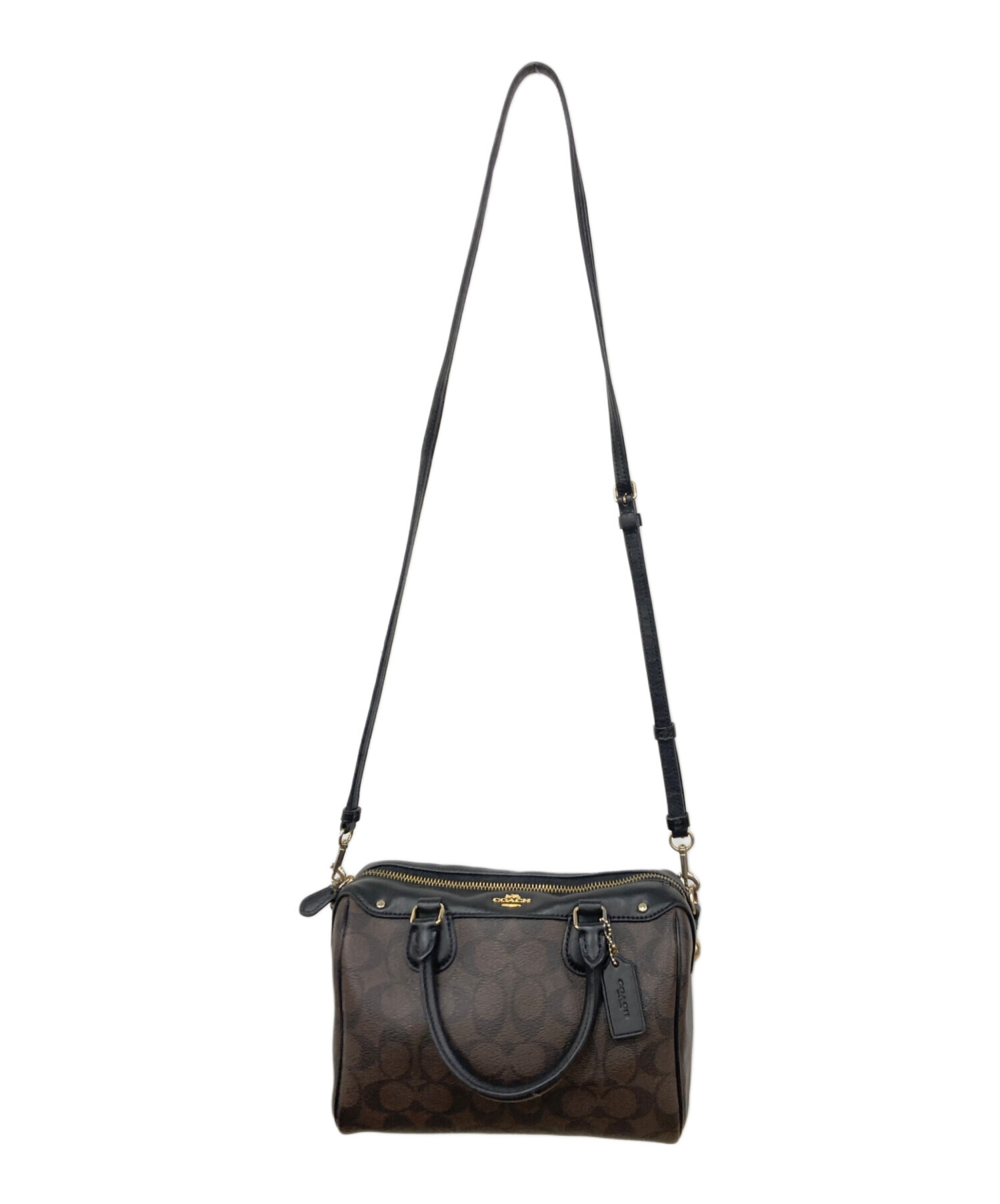 中古・古着通販】COACH (コーチ) ミニボストンショルダーバッグ