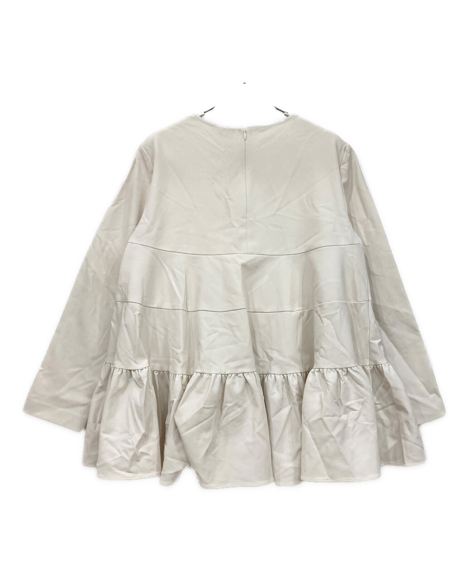♥yoriティアードストレッチブラウス38 yori ティアードストレッチ 