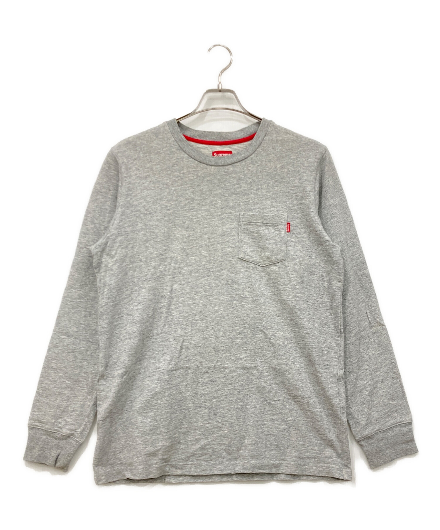 中古・古着通販】SUPREME (シュプリーム) 長袖カットソー グレー 