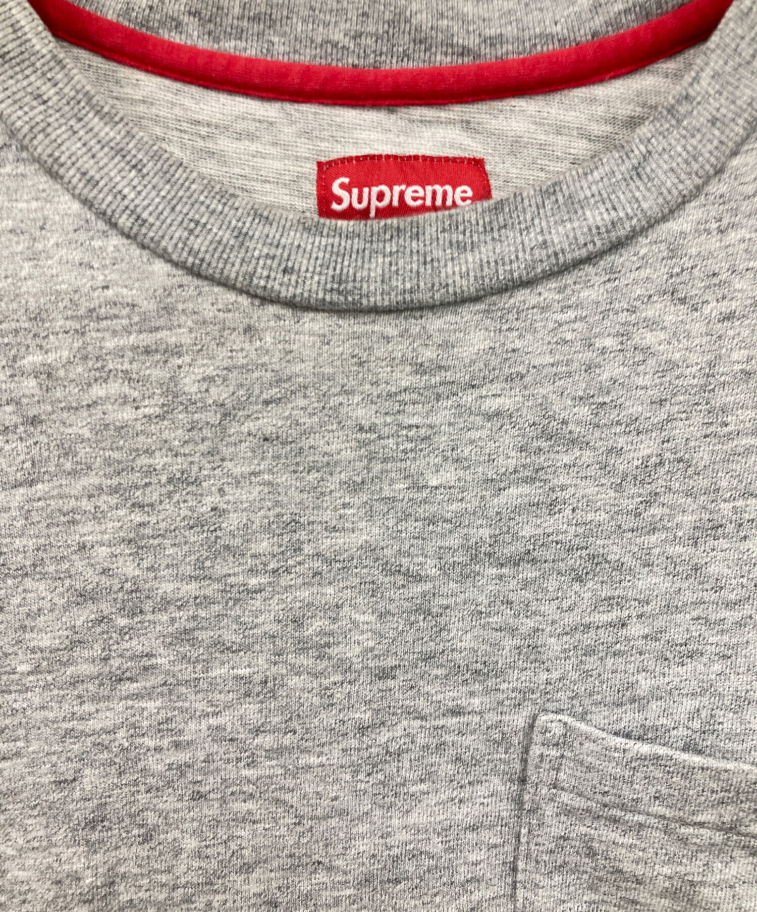 中古・古着通販】SUPREME (シュプリーム) 長袖カットソー グレー 