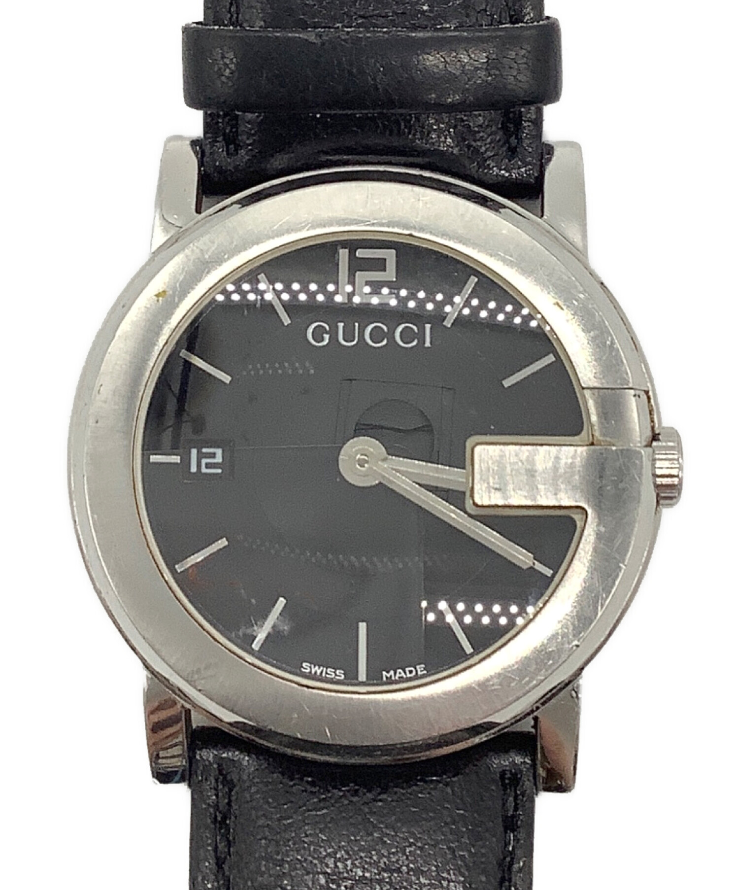 GUCCI 腕時計　ジャンク品　***即購入可能 中古・古着通販】GUCCI (グッチ) 腕時計 ブラック｜ブランド・古着通販