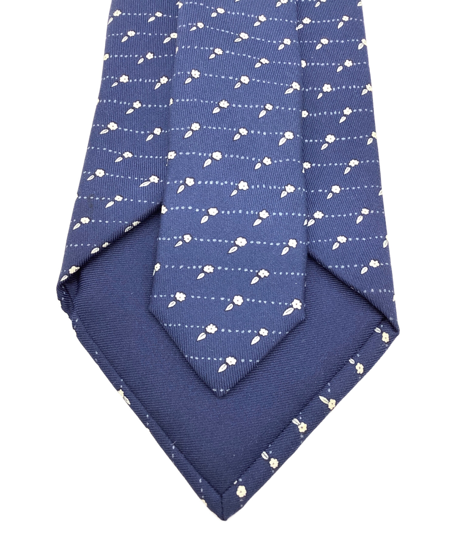 HERMES ブルーネクタイ 未使用 中古・古着通販】HERMES (エルメス) ネクタイ ブルー サイズ