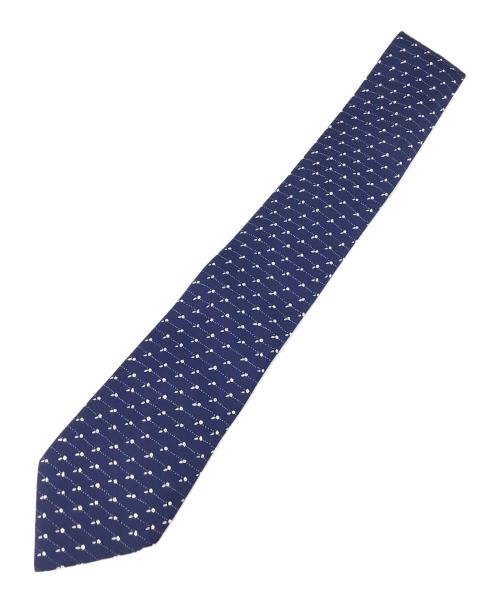 【新品未使用タグ付き】HERMES ネクタイ 青　ブルー 中古・古着通販】HERMES (エルメス) ネクタイ ブルー サイズ