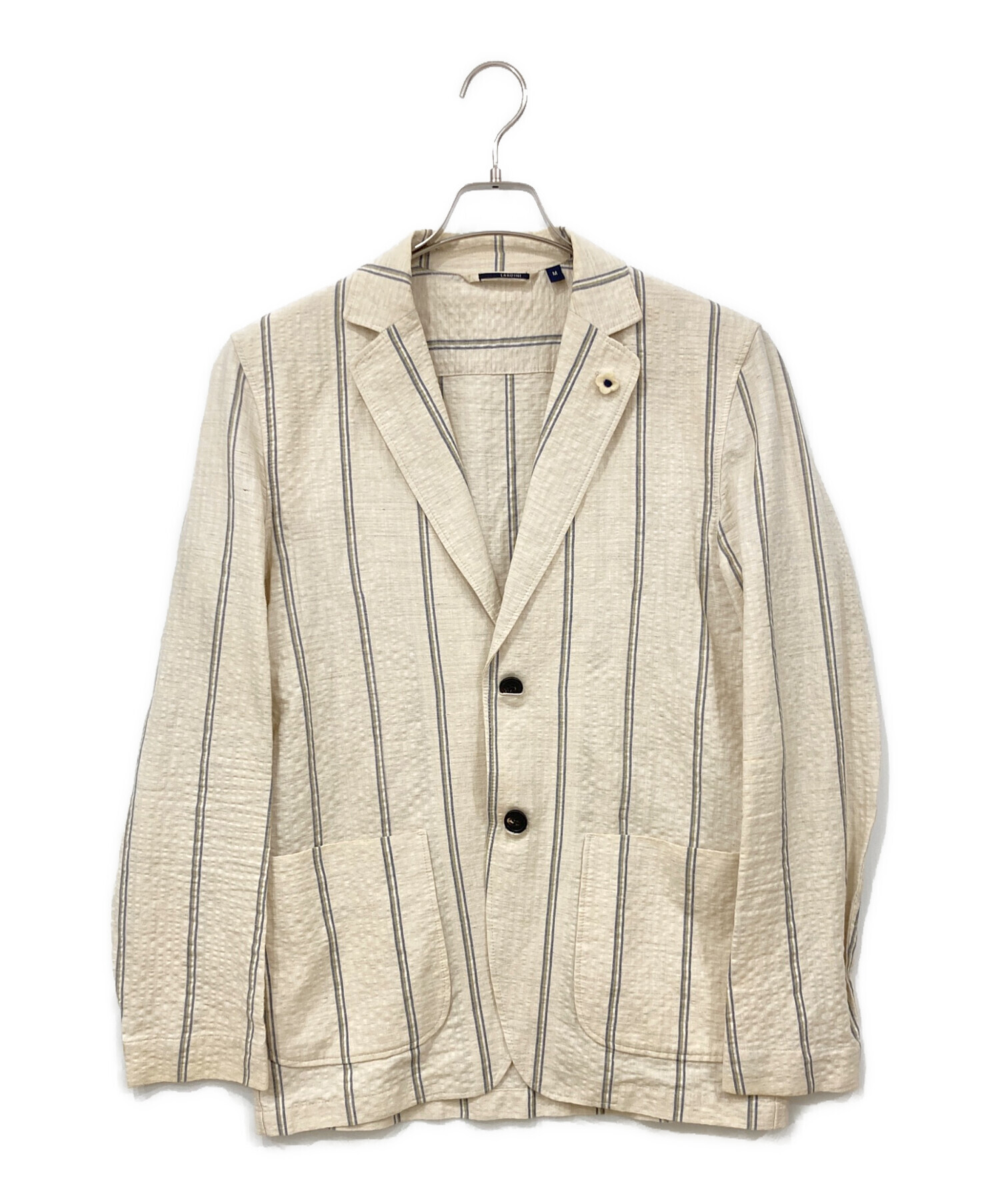 中古・古着通販】LARDINI (ラルディーニ) リネンテーラードジャケット 