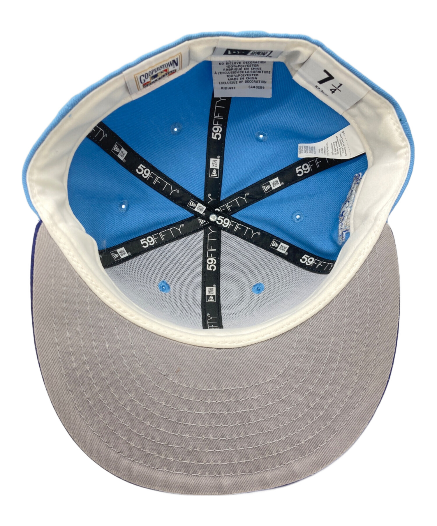 中古・古着通販】New Era (ニューエラ) キャップ ブルー×スカイブルー