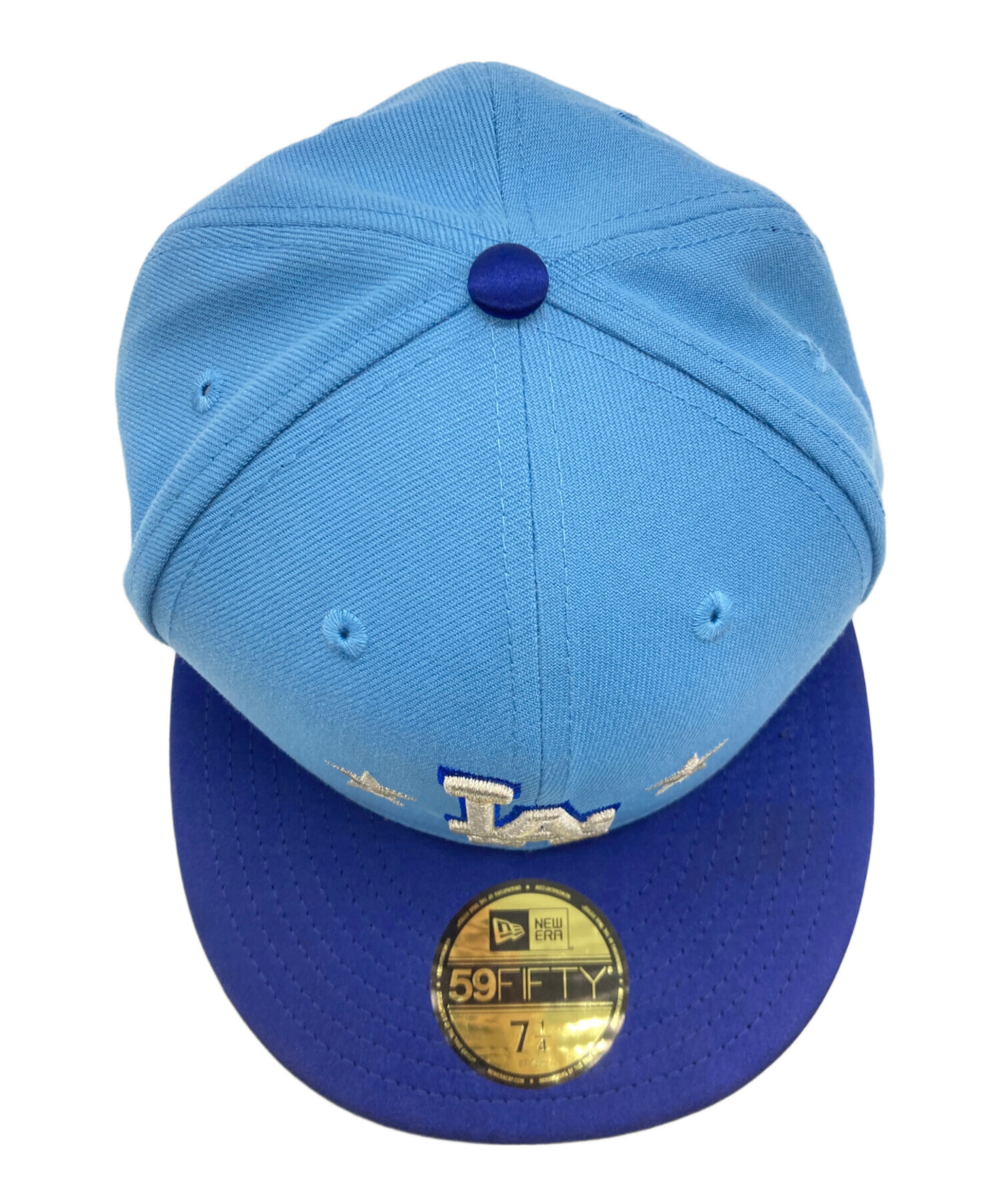 中古・古着通販】New Era (ニューエラ) キャップ ブルー×スカイブルー