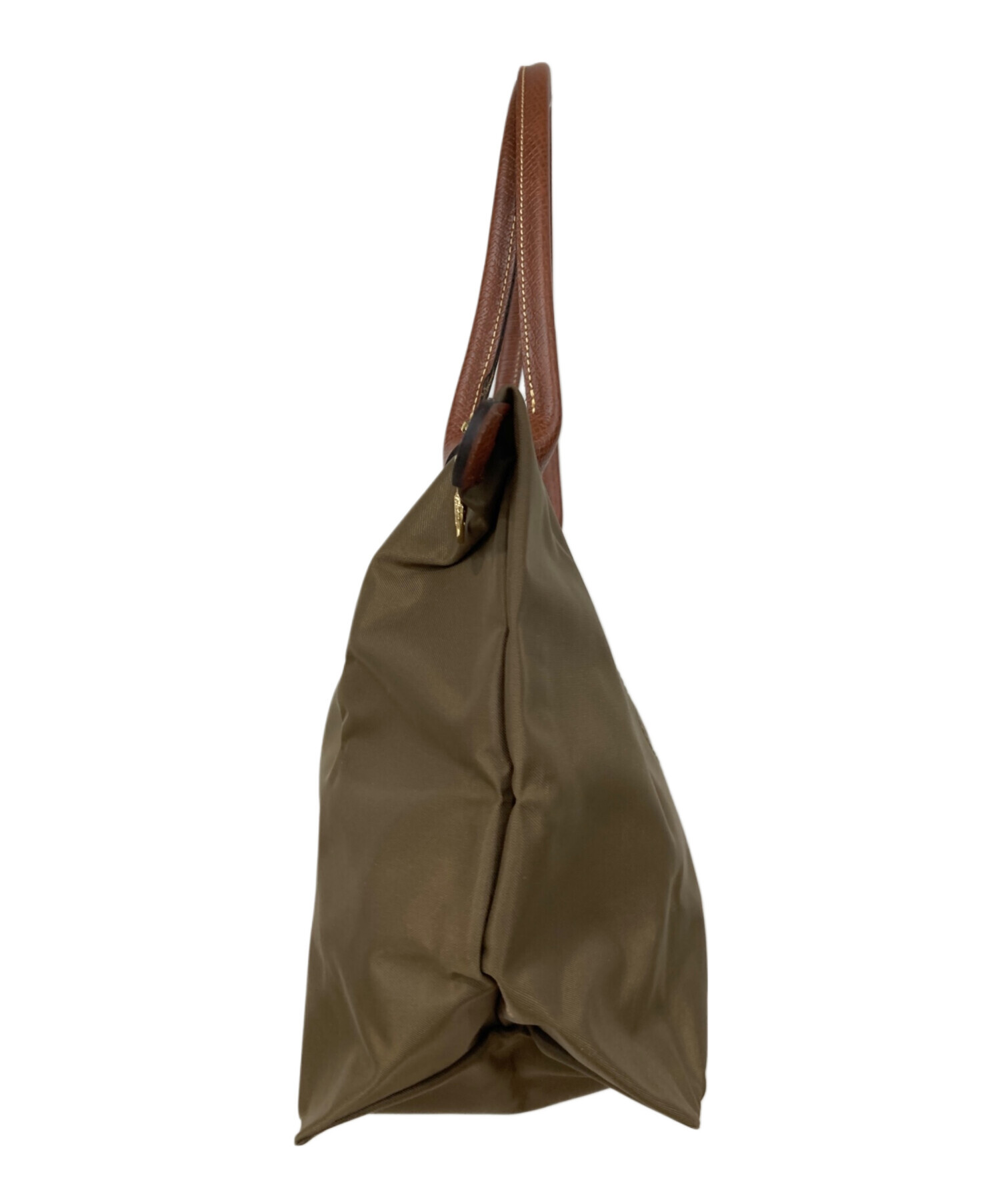 中古・古着通販】LONGCHAMP (ロンシャン) トートバッグ カーキ