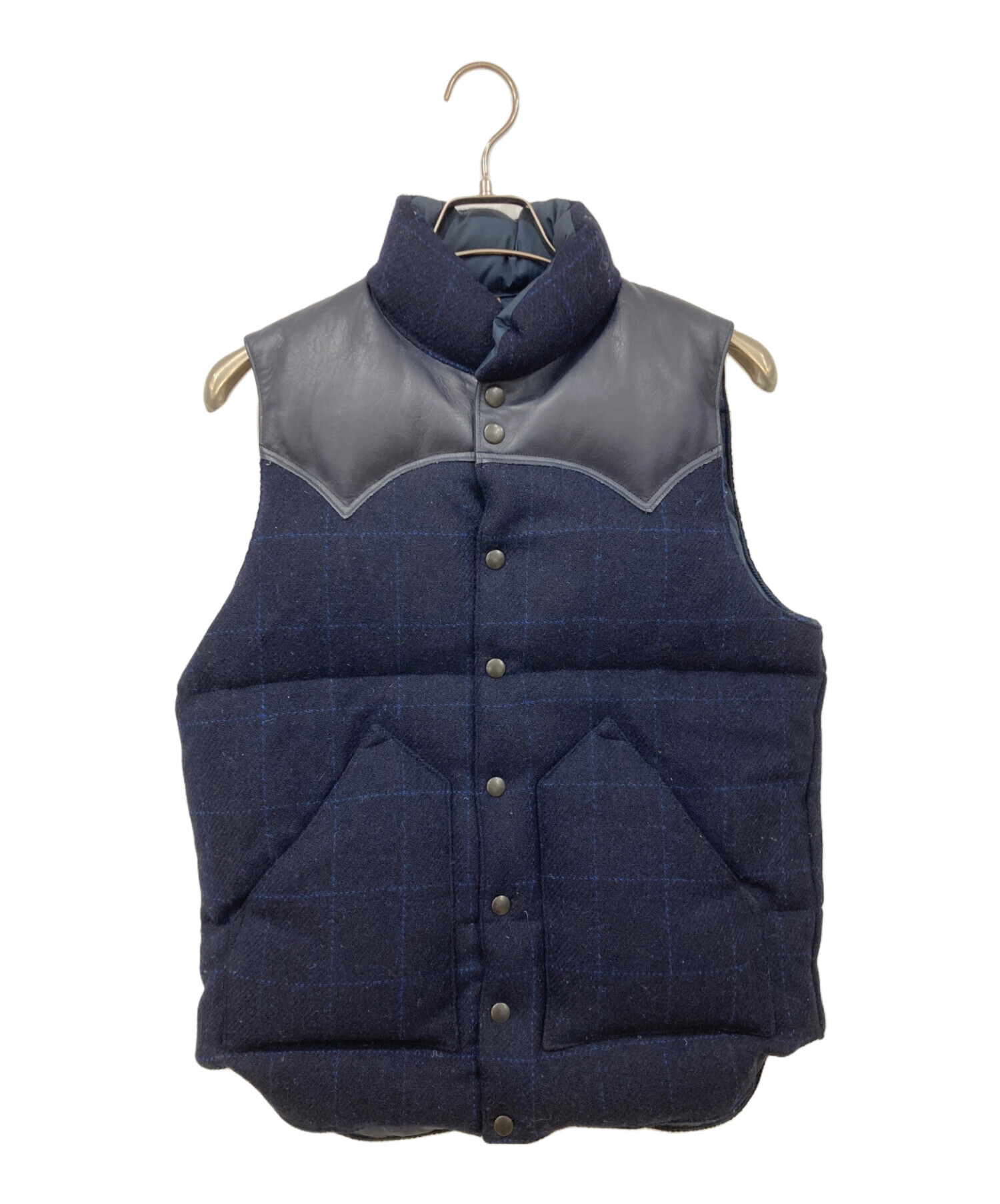 中古・古着通販】Jackson Wyoming (ジャクソン) ダウンベスト ネイビー