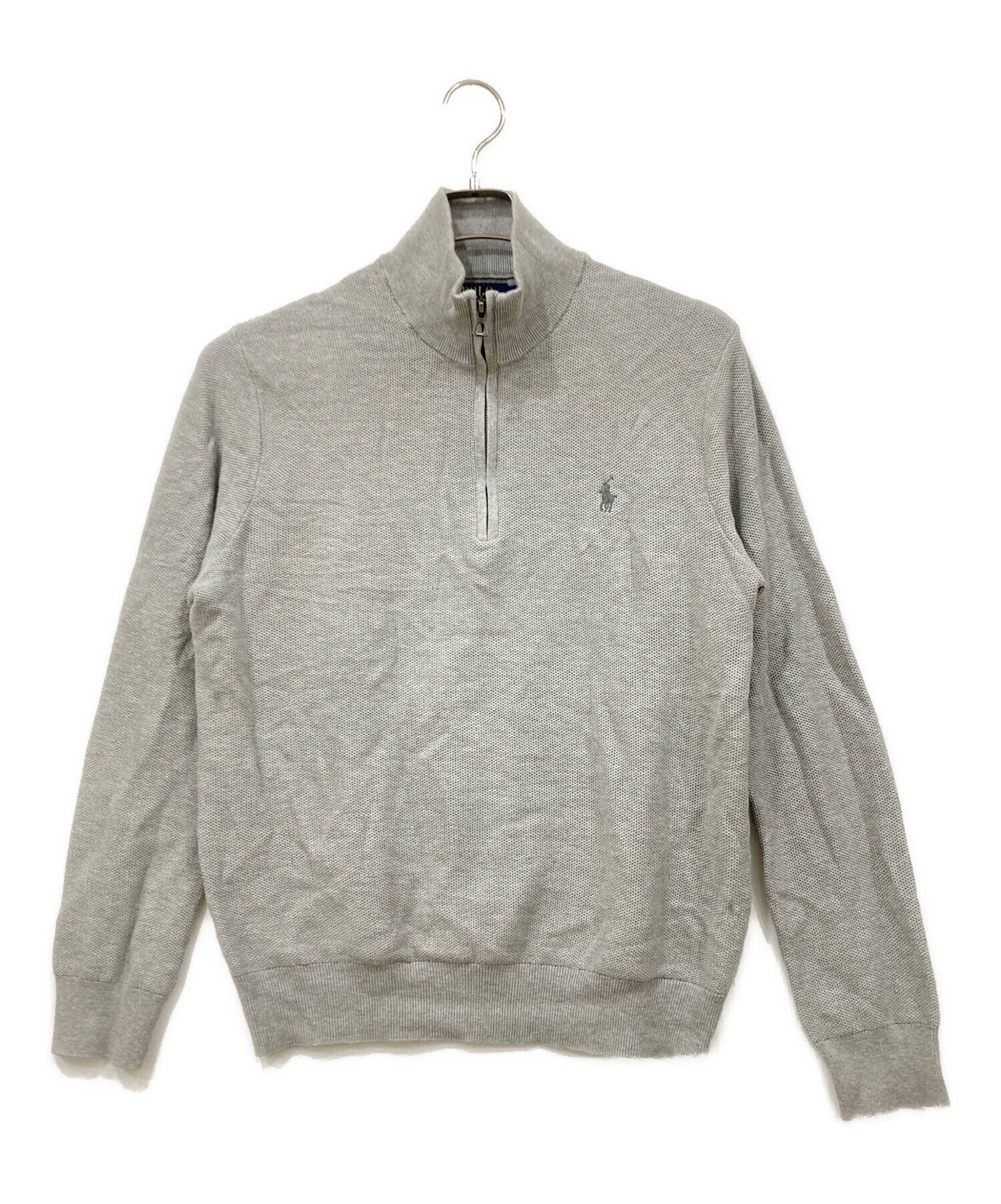 新品未使用 POLO ラルフローレン メンズ ハーフジップ グレー L 中古・古着通販】POLO RALPH LAUREN (ポロ・ラルフローレン) ハーフ
