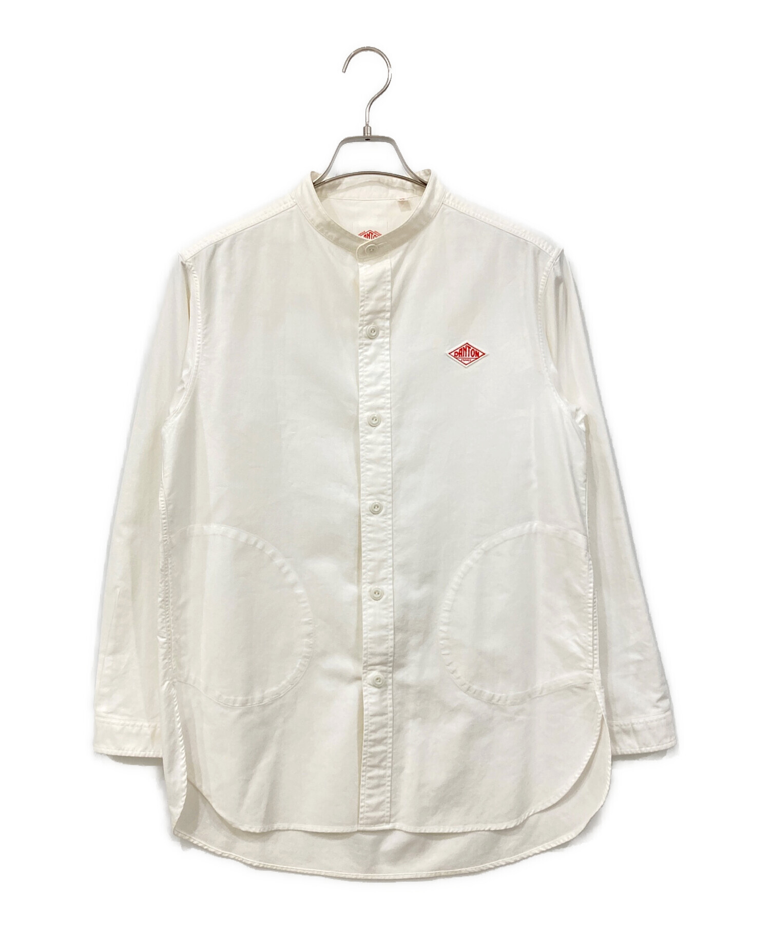 中古・古着通販】DANTON (ダントン) 長袖シャツ ホワイト サイズ:38 