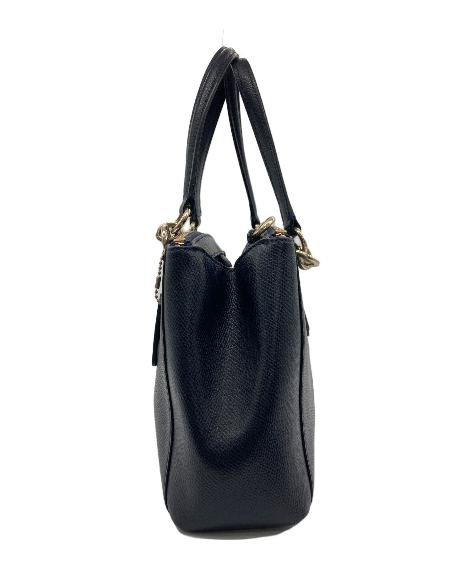 中古・古着通販】COACH (コーチ) 2WAYバッグ ネイビー｜ブランド・古着