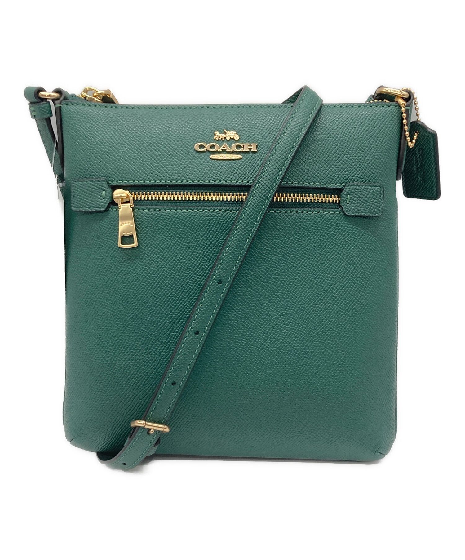 COACH ワンショルダー　グリーン　価格戻しますがお値引き交渉お待ちしてます♪ 中古・古着通販】COACH (コーチ) ショルダーバッグ グリーン｜ブランド